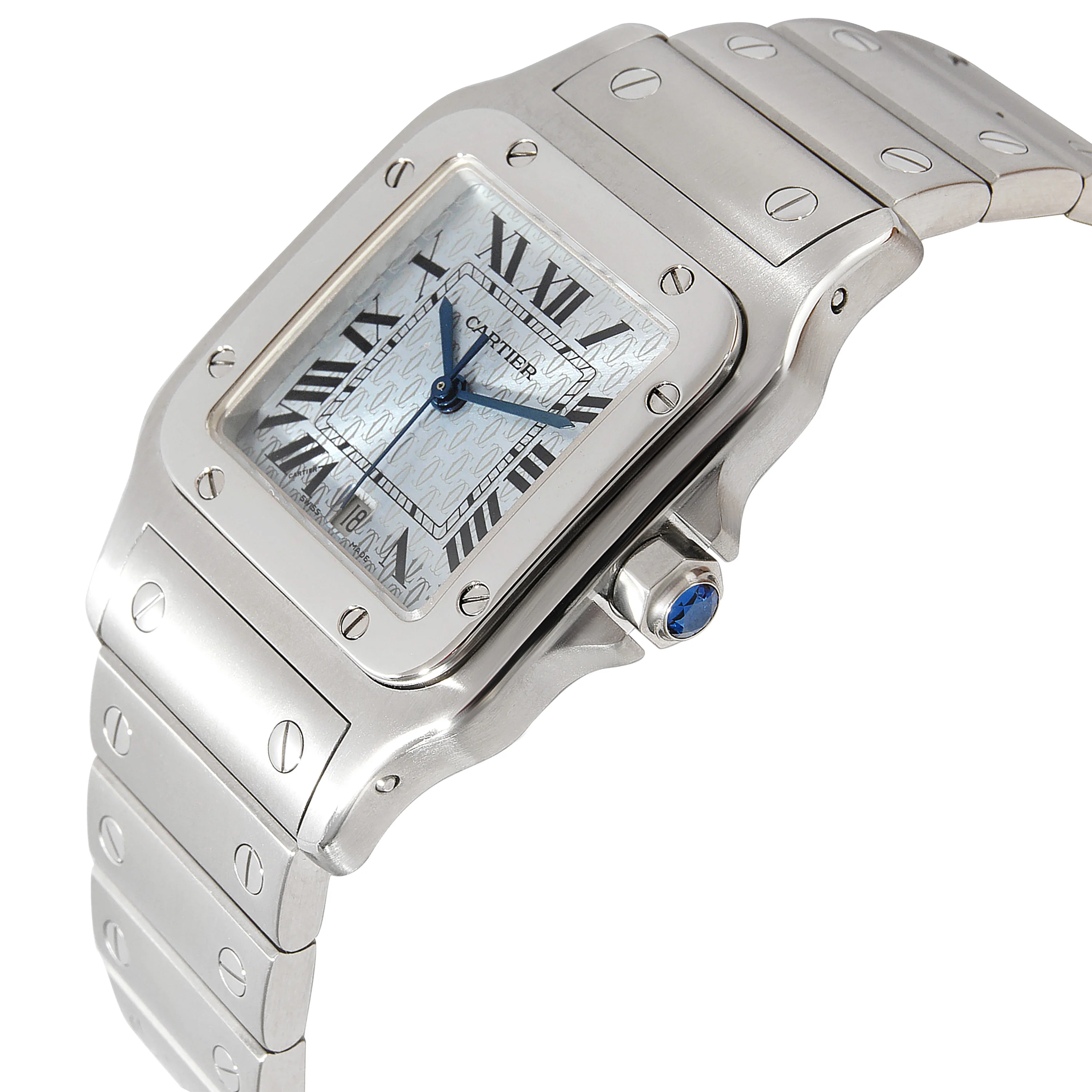 Cartier Santos Galbee W20065D6 Unisex Watch in  Stainless Steel - Image 3