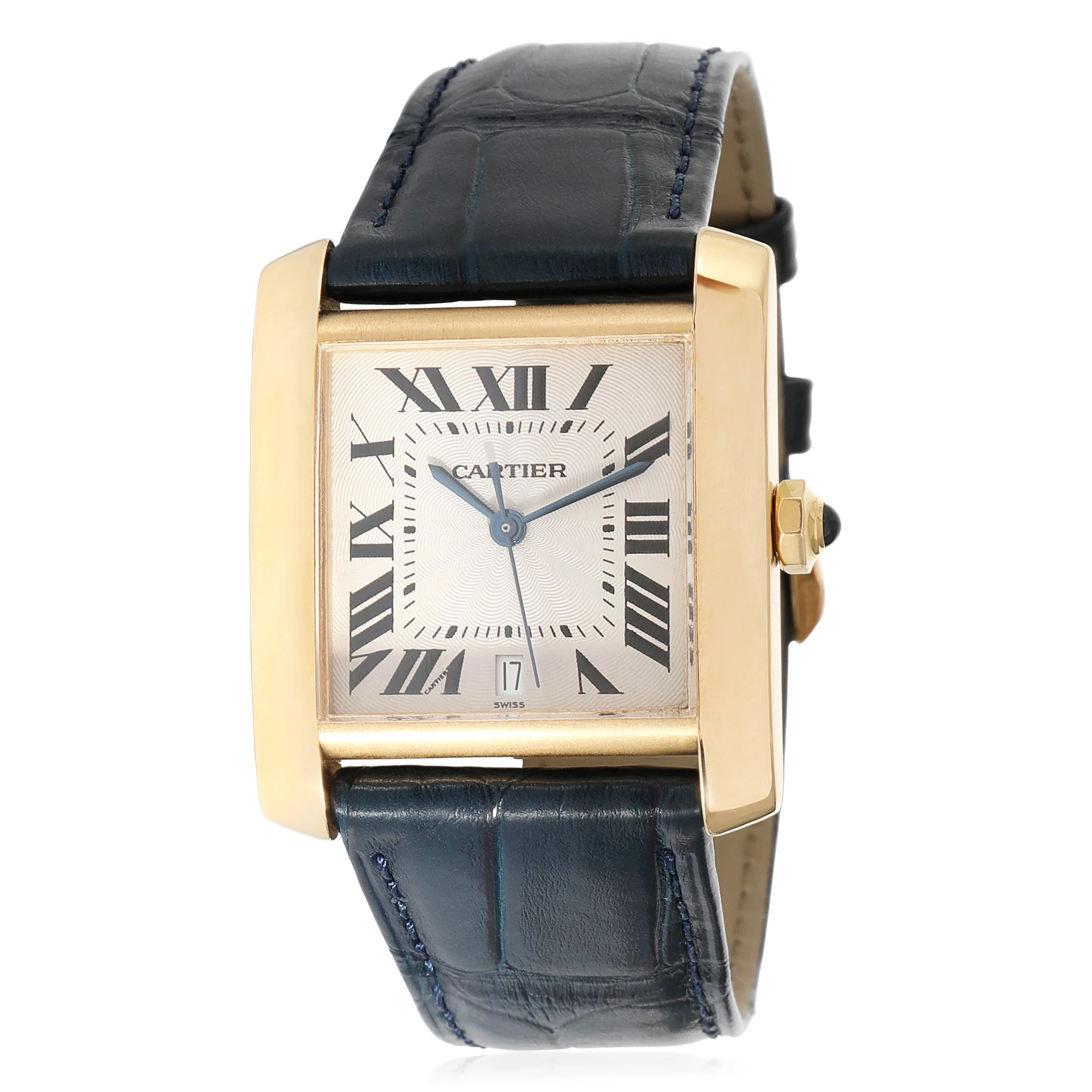 Cartier Tank Francaise W5000156 Unisex Watch in 18kt Yellow Gold - Image 5