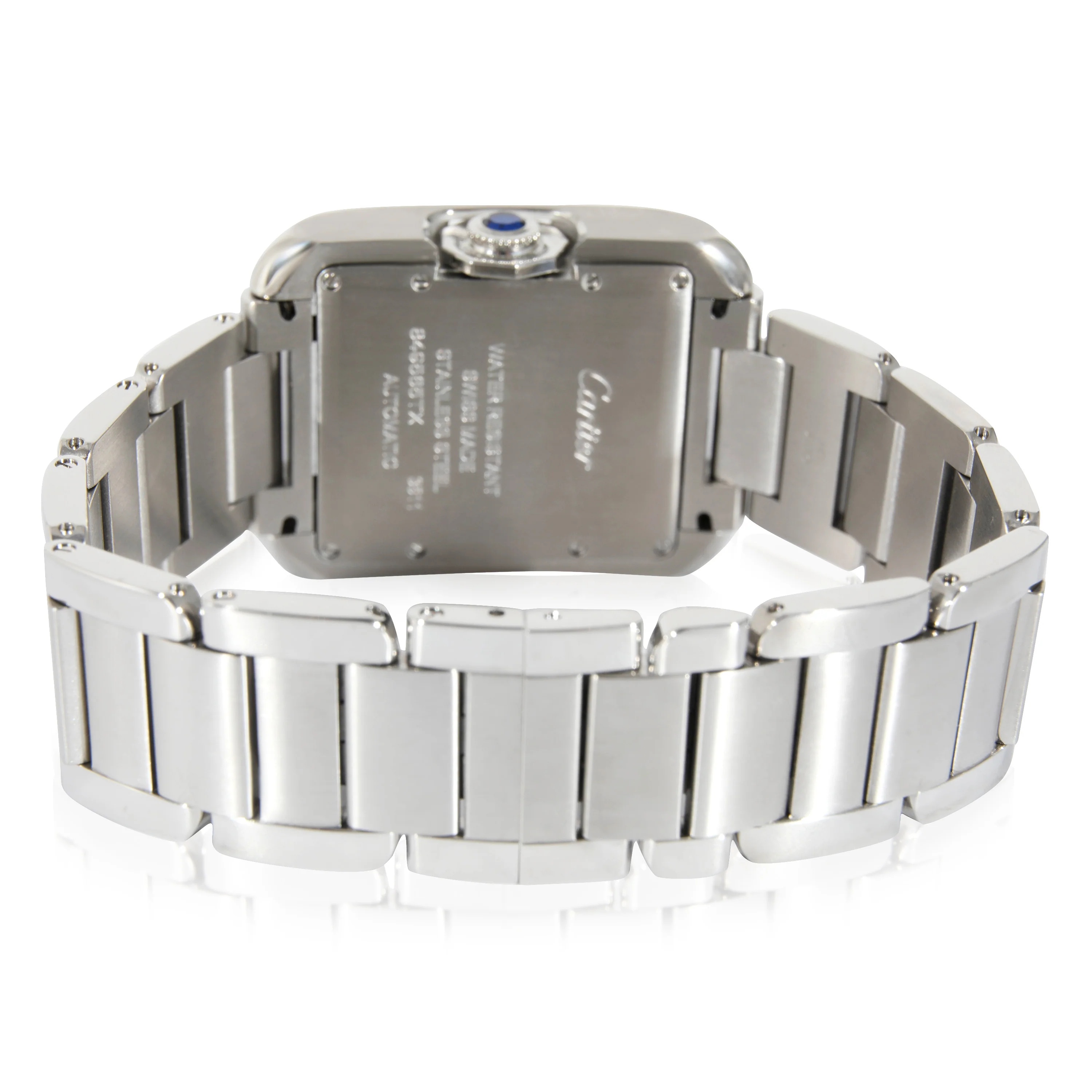 Cartier Tank Anglaise W5310009 Unisex Watch in  Stainless Steel - Image 4