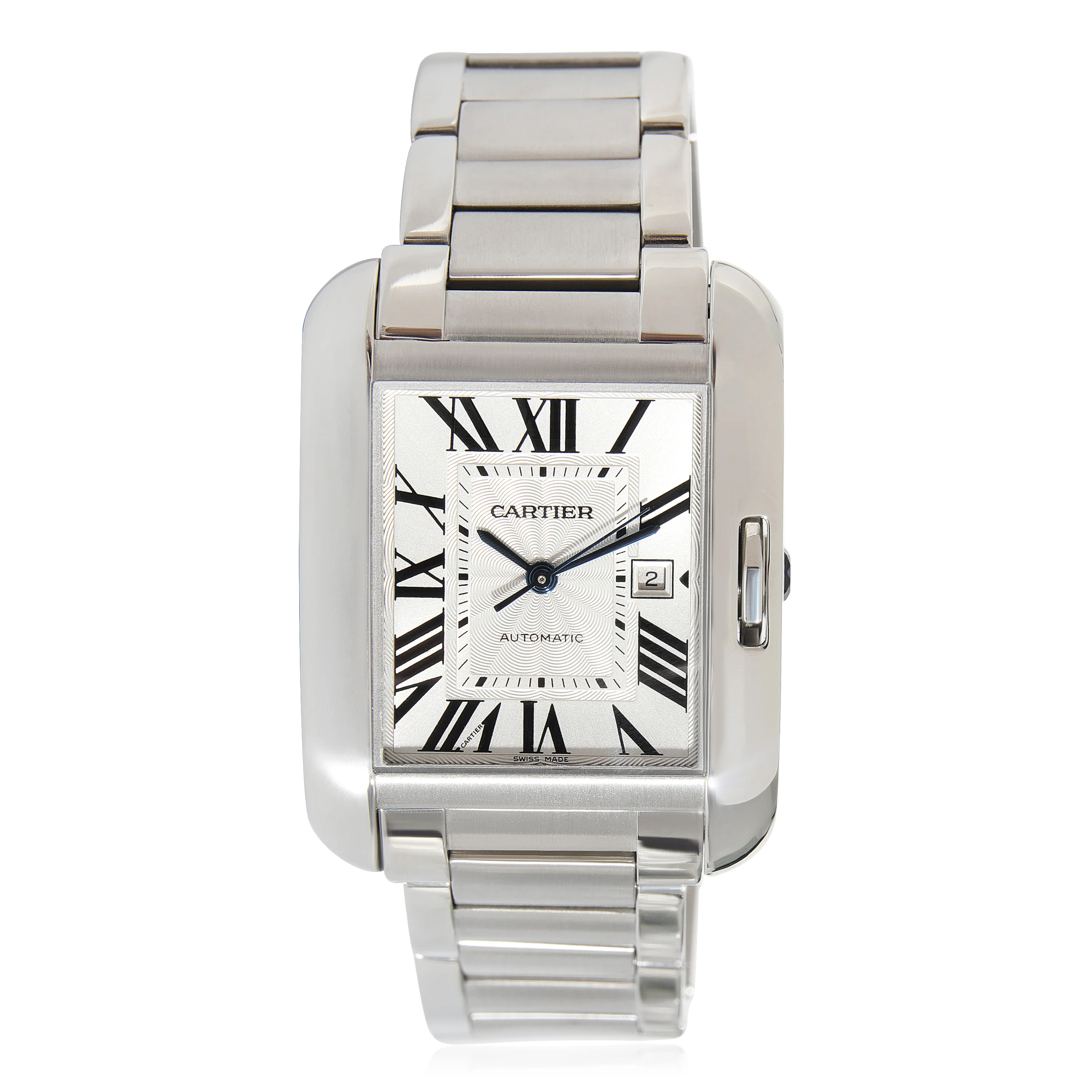 Cartier Tank Anglaise W5310009 Unisex Watch in  Stainless Steel - Image 5