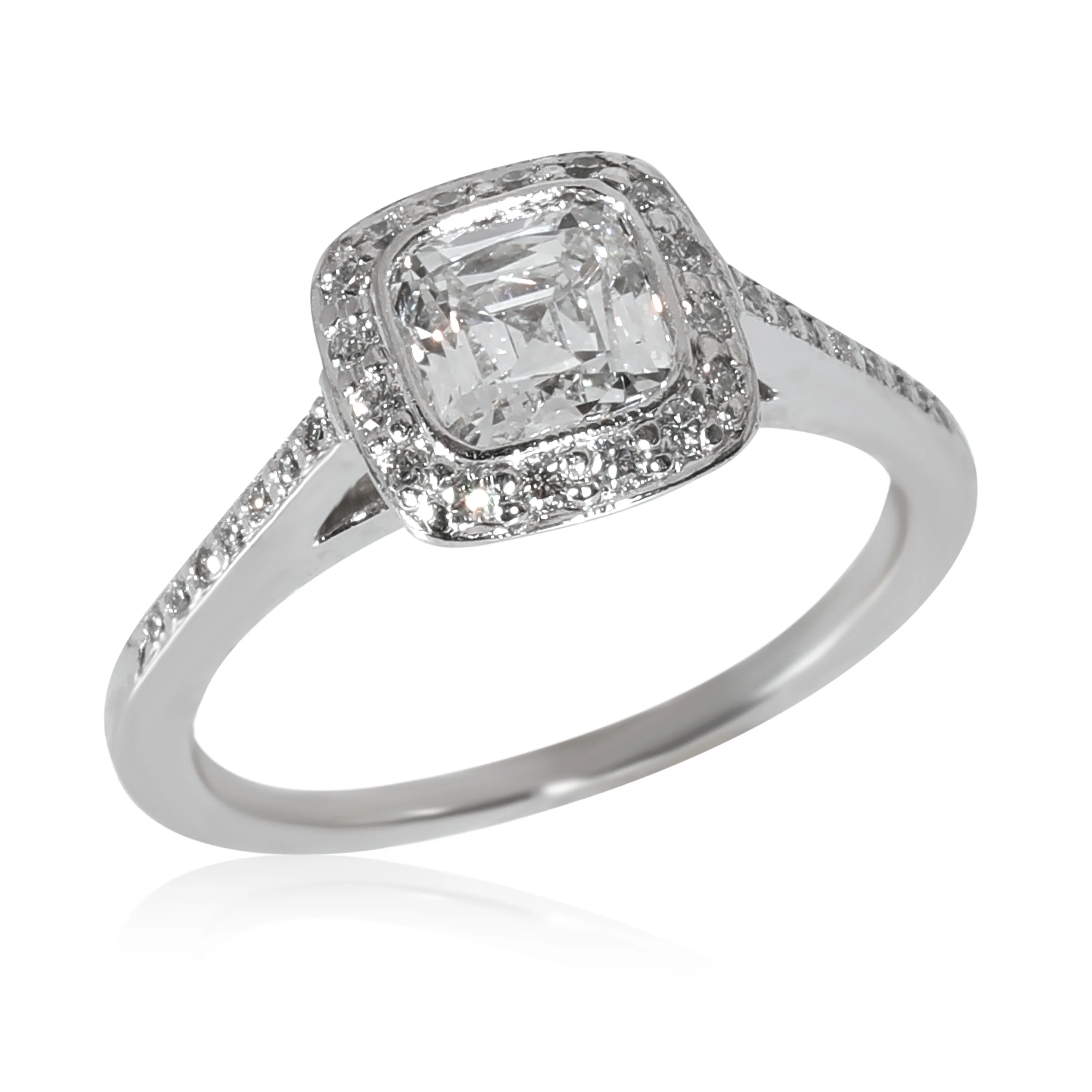 Tiffany & Co. Legacy Engagement Ring  in  Platinum F VVS2 1.07 CTW - Image 3