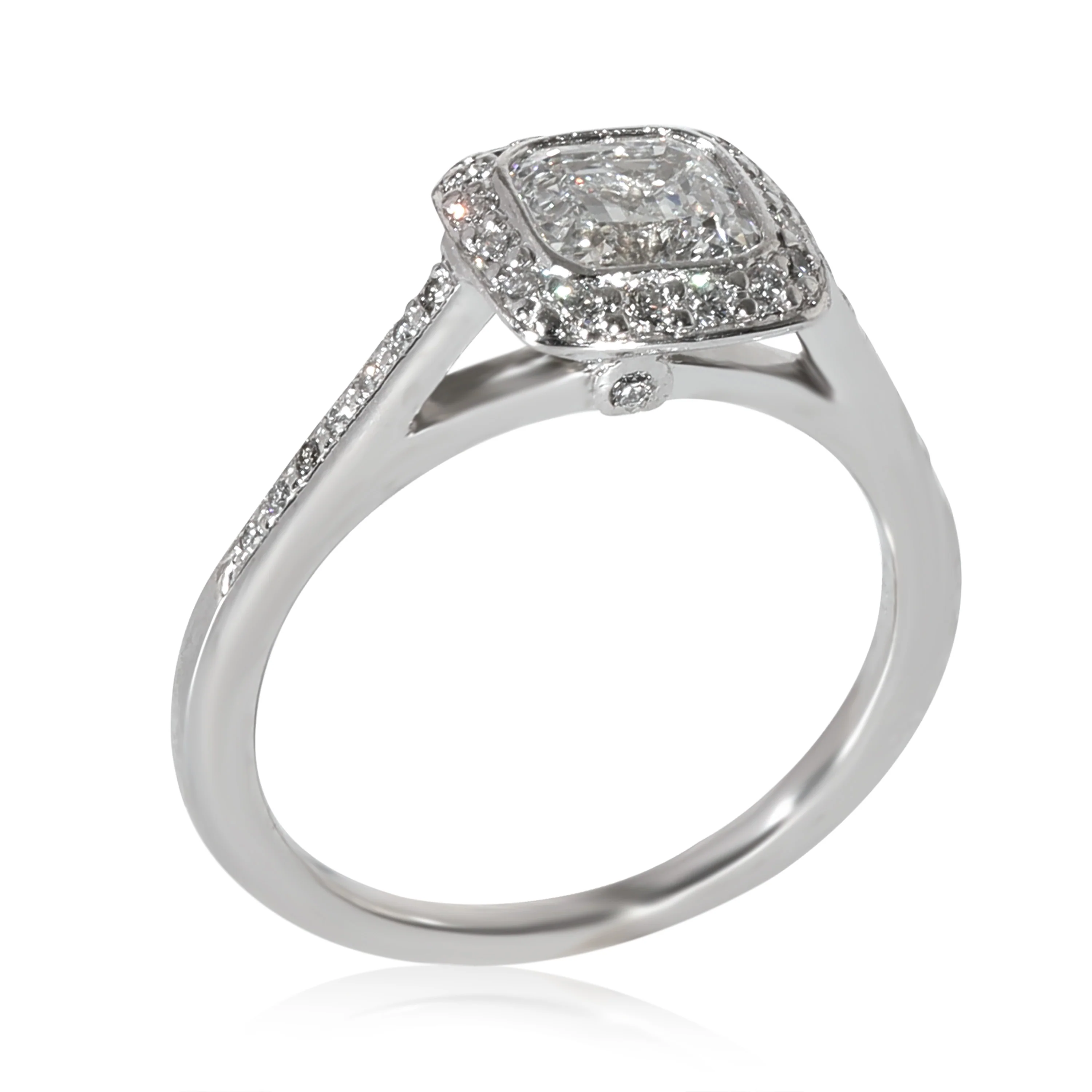 Tiffany & Co. Legacy Engagement Ring  in  Platinum F VVS2 1.07 CTW - Image 6
