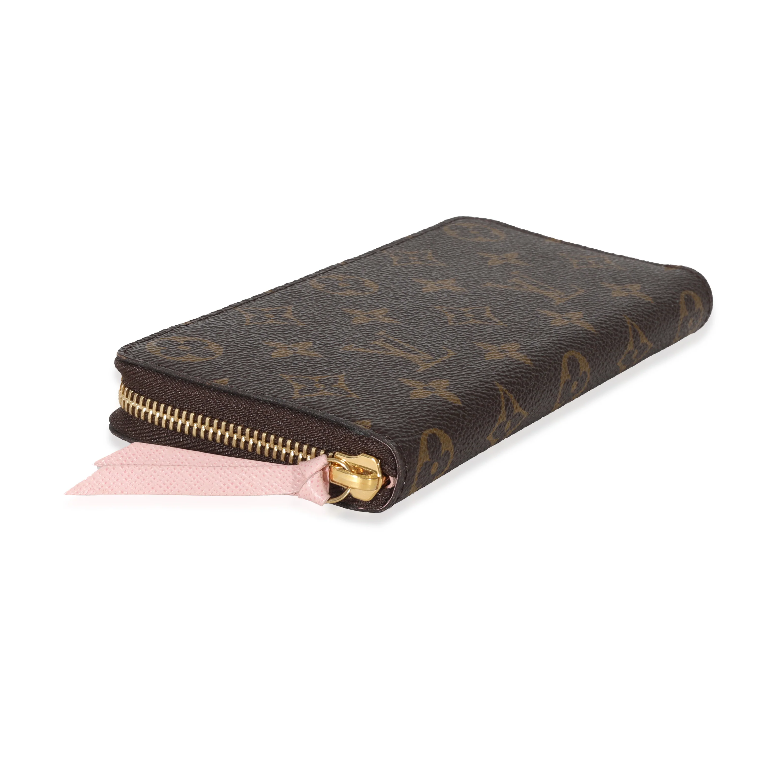 Louis Vuitton Monogram Canvas Rose Ballerine Clemence Wallet - Image 4