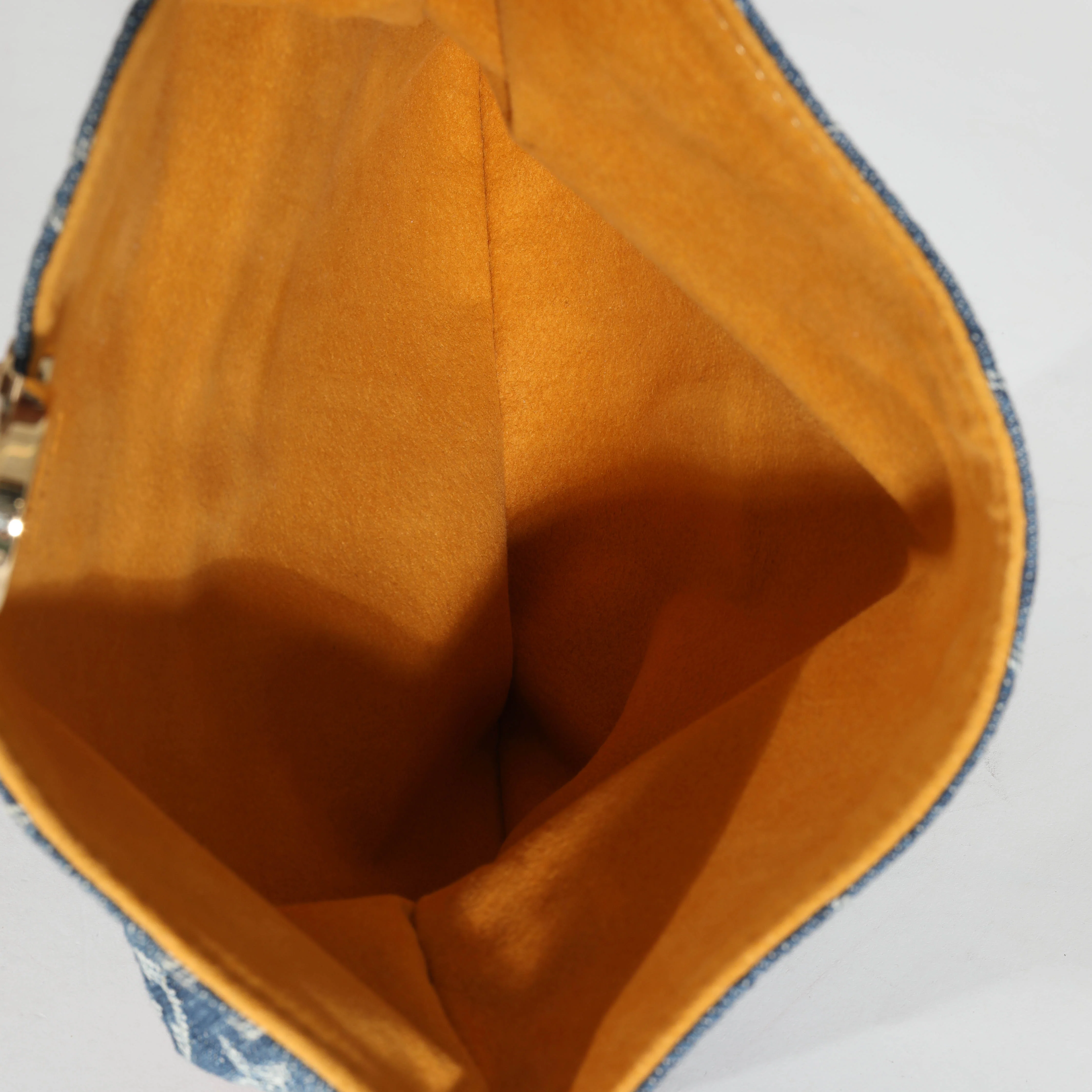 Louis Vuitton Blue Monogram Denim Plat Pochette - Image 7