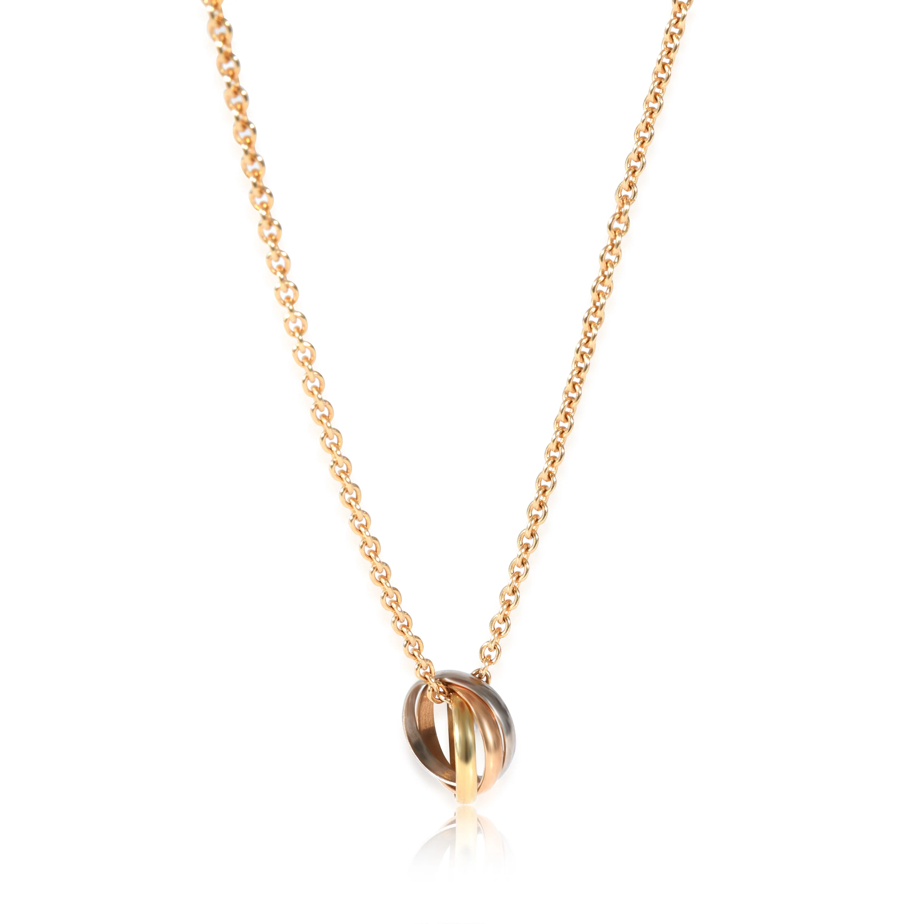 Cartier Vintage Trinity Necklace in 18k 3 Tone Gold