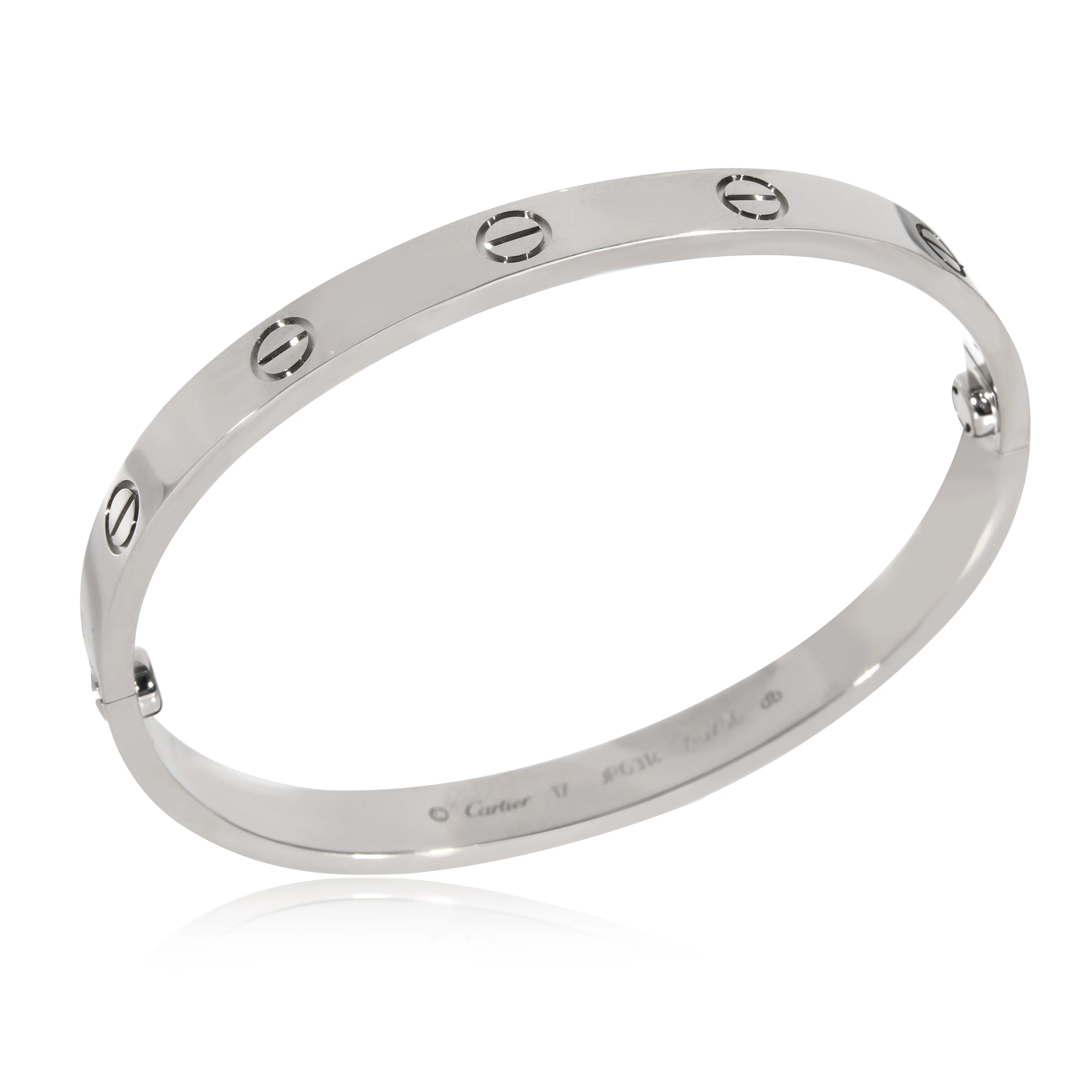 Cartier Love Bracelet in 18k White Gold - Image 3