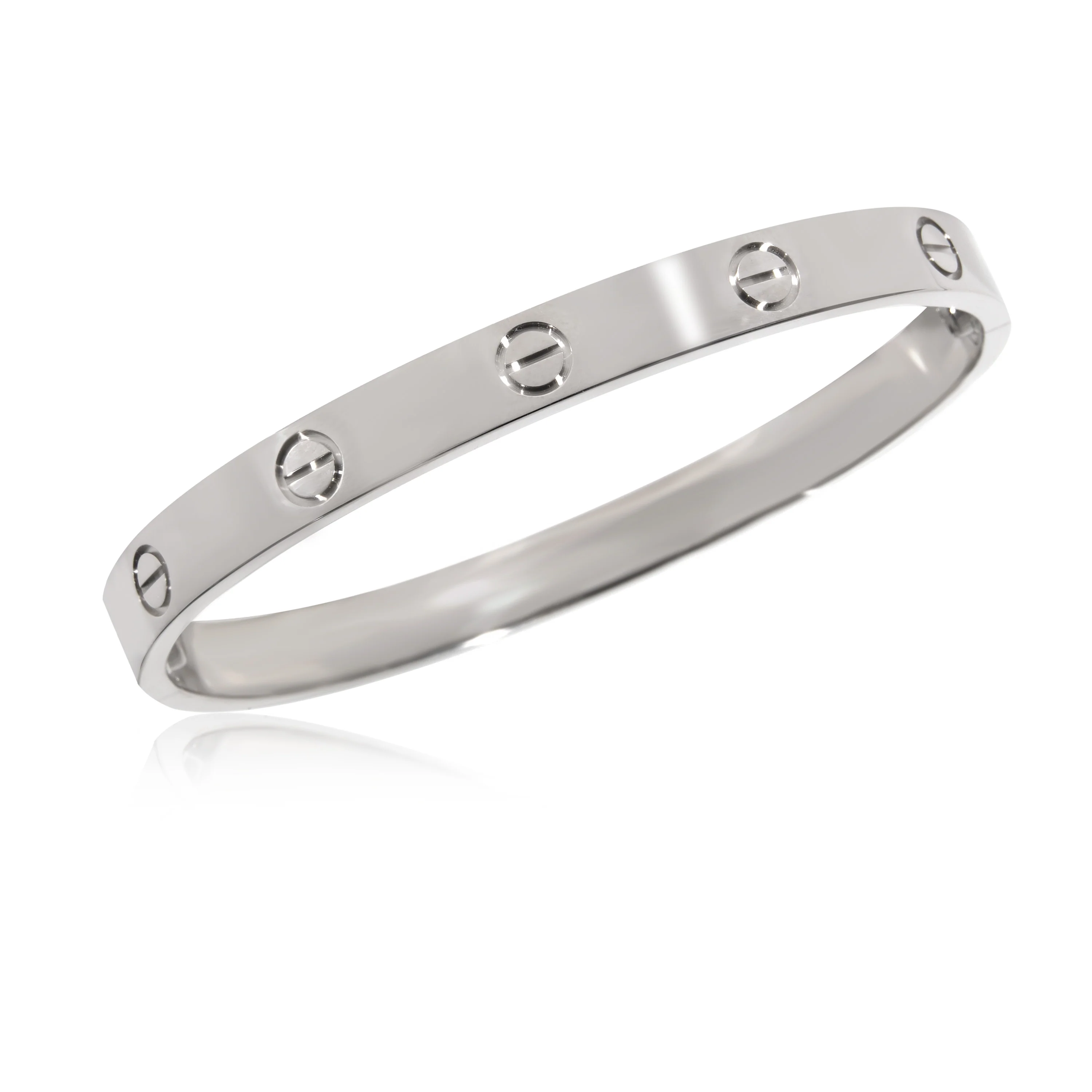 Cartier Love Bracelet in 18k White Gold - Image 4