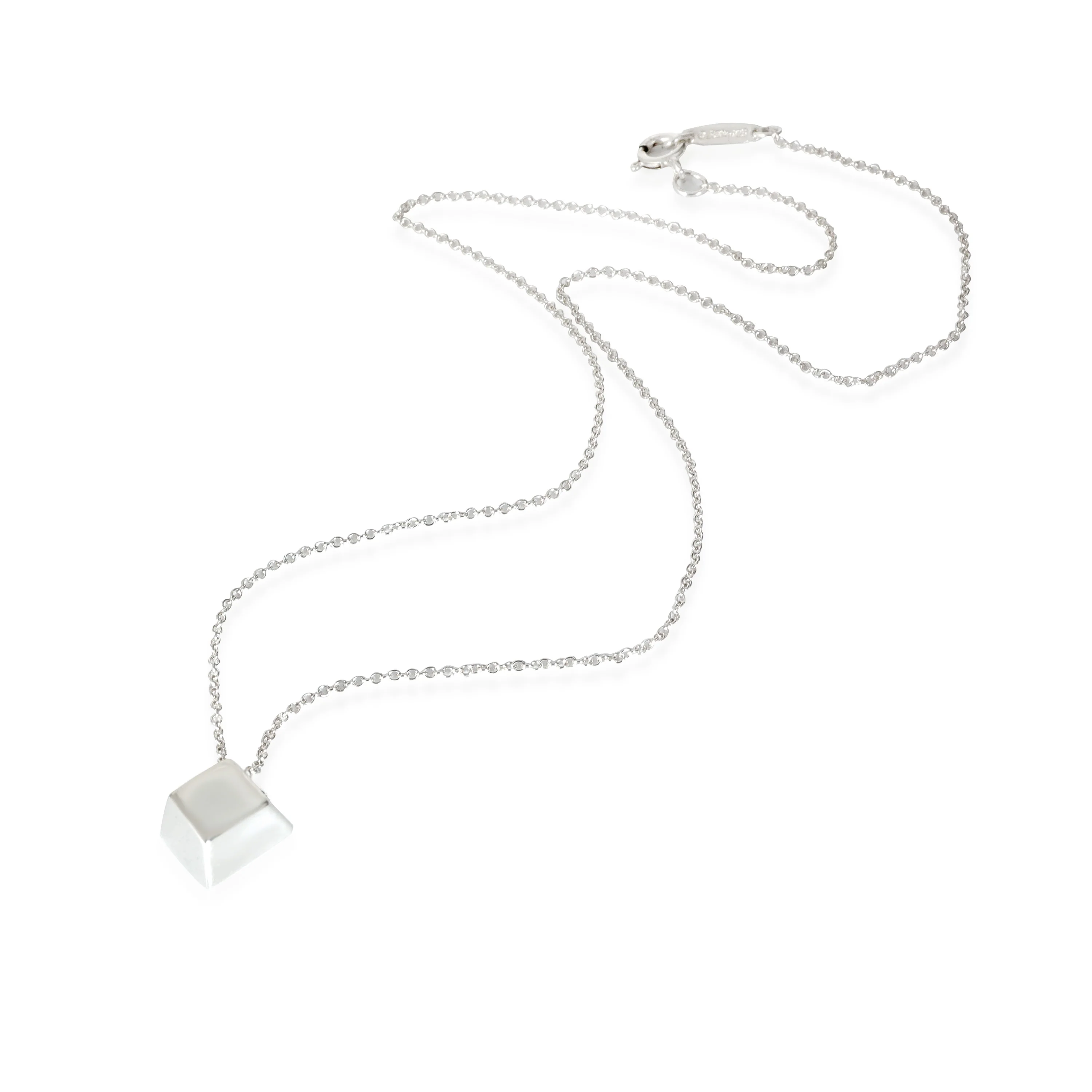 Tiffany & Co. Frank Gehry Torque Cube Pendant in Sterling Silver - Image 2