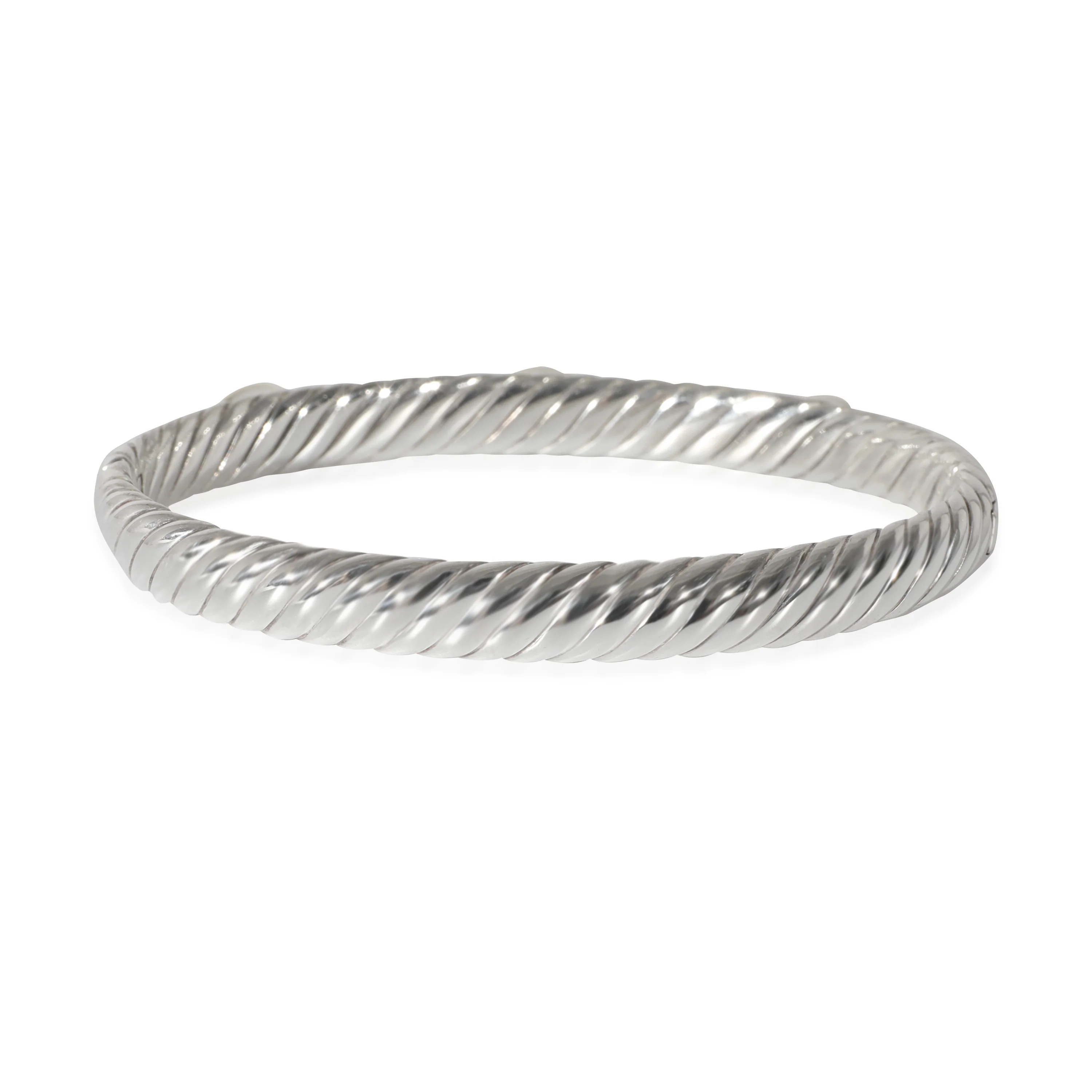 David Yurman Cable Collection Bracelet in 18k Yellow Gold/Sterling Silver - Image 4