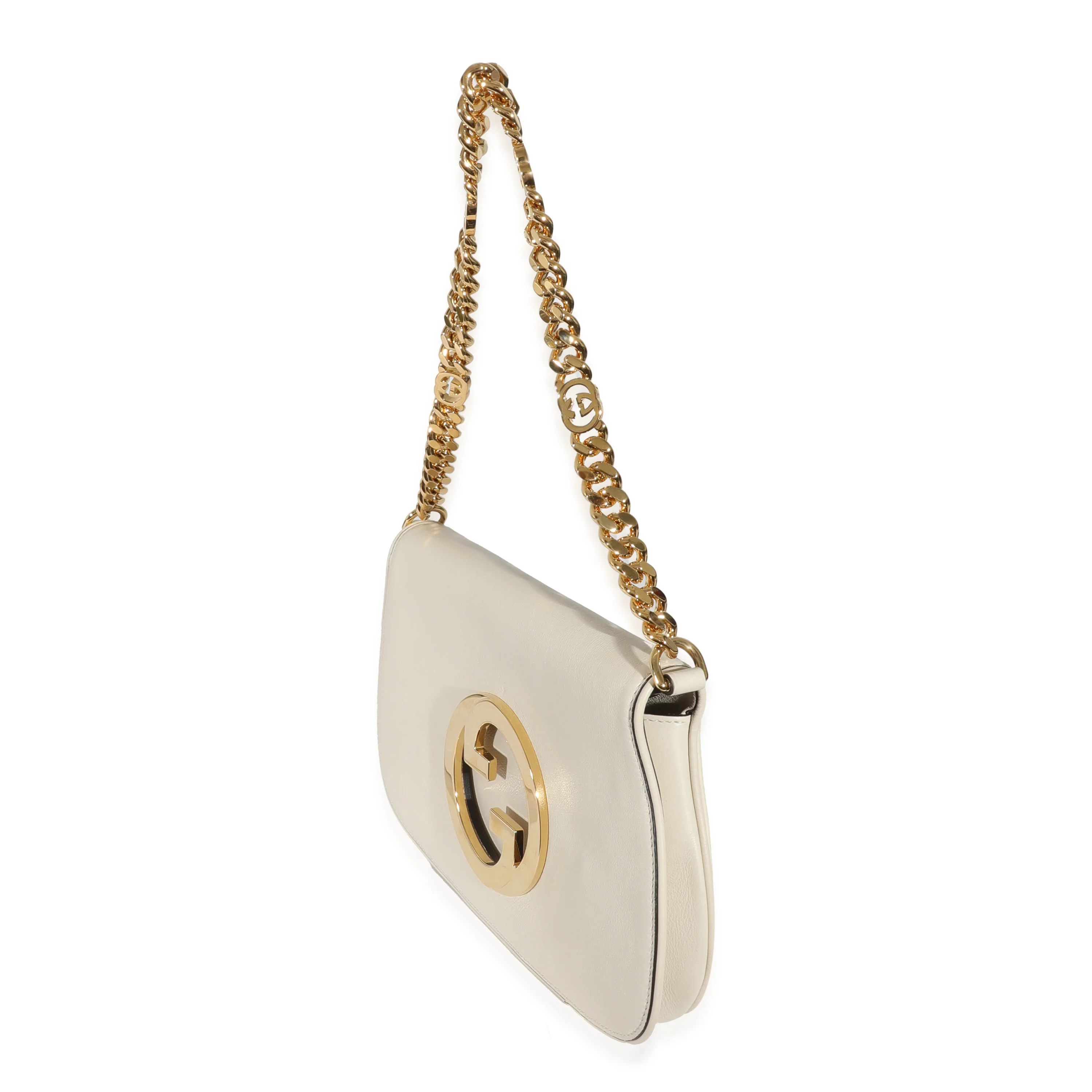 Gucci White Leather Blondie Shoulder Bag - Image 2