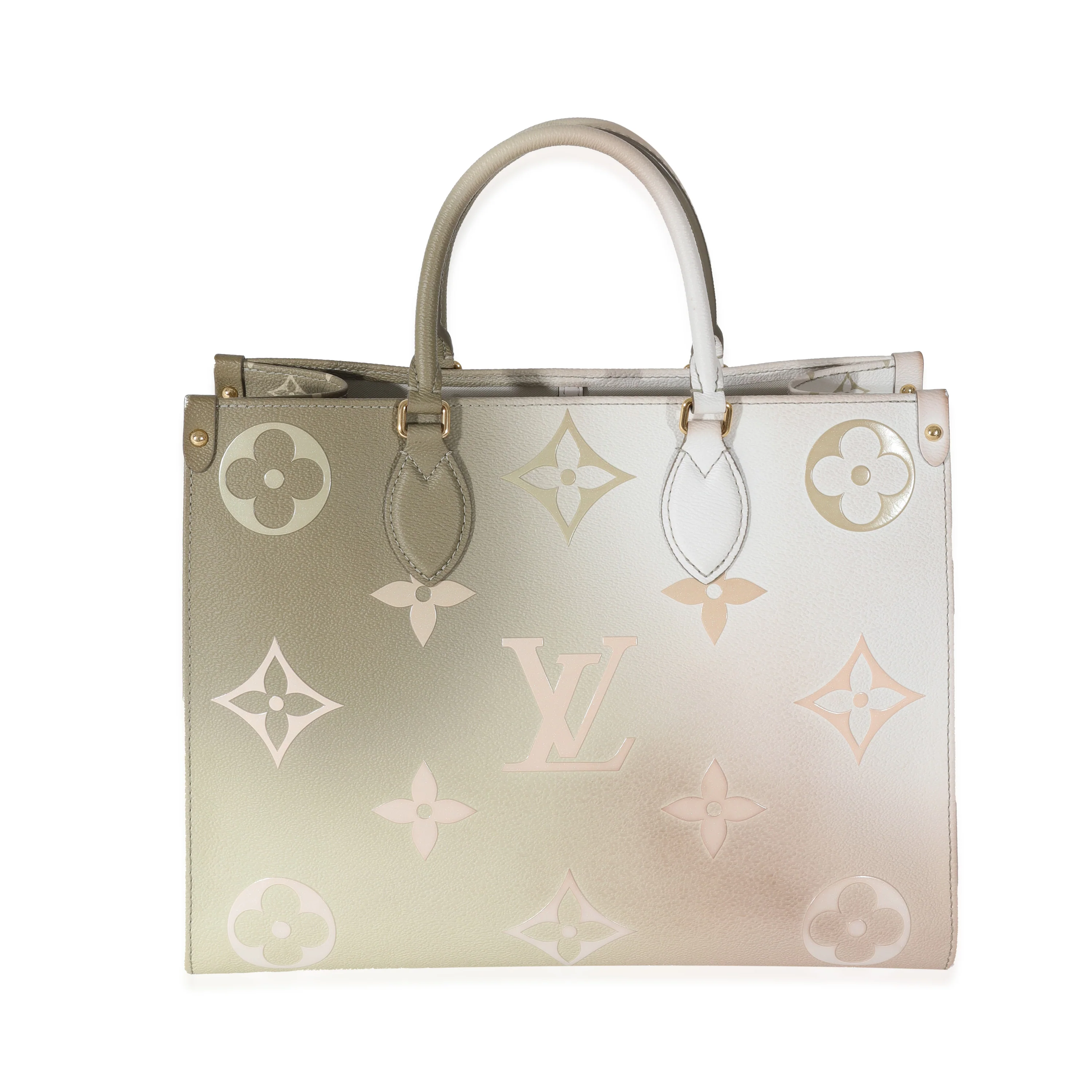 Louis Vuitton Sunset Kaki Monogram Giant Canvas OnTheGo MM - Image 3