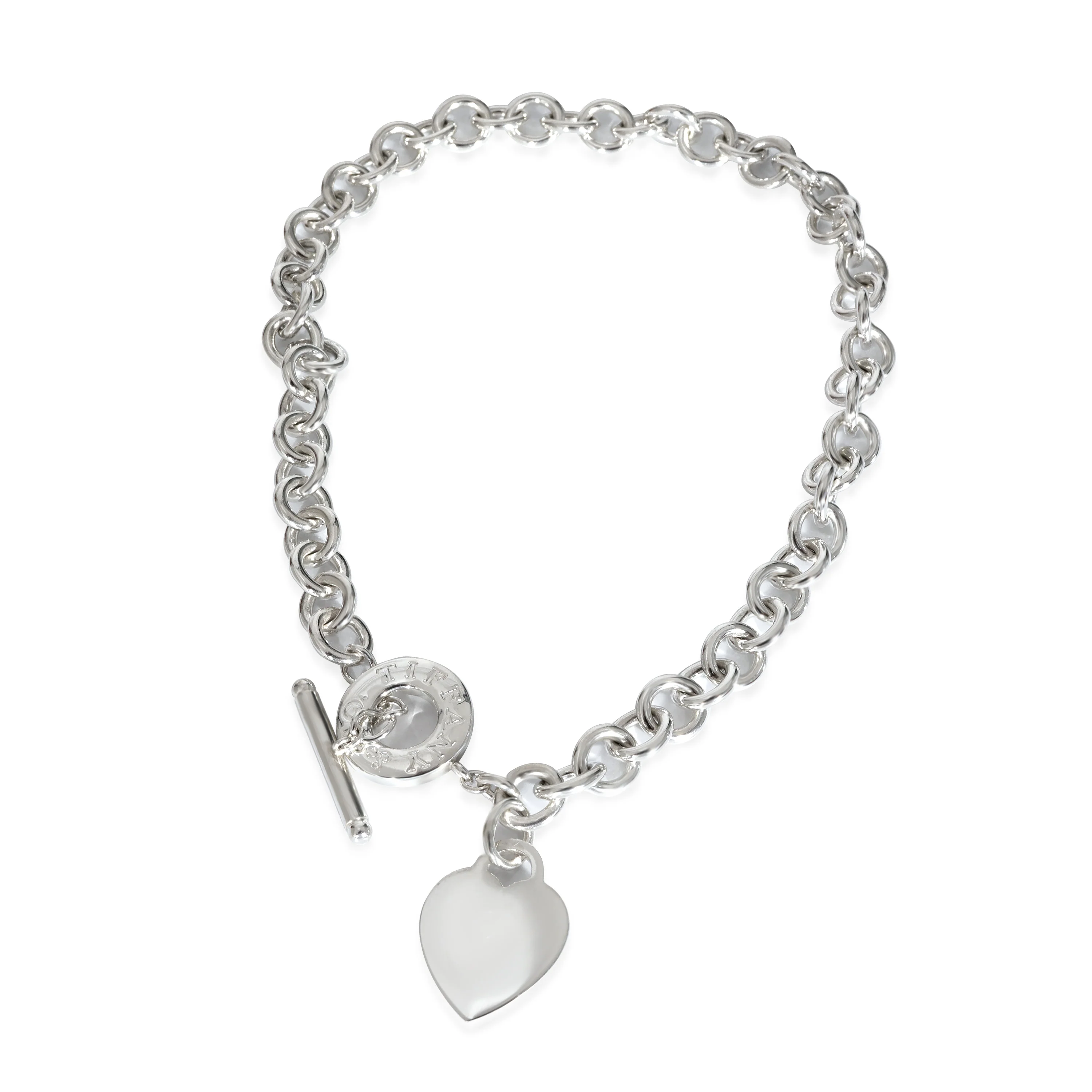 Tiffany & Co. Heart Tag Toggle Necklace in  Sterling Silver - Image 3