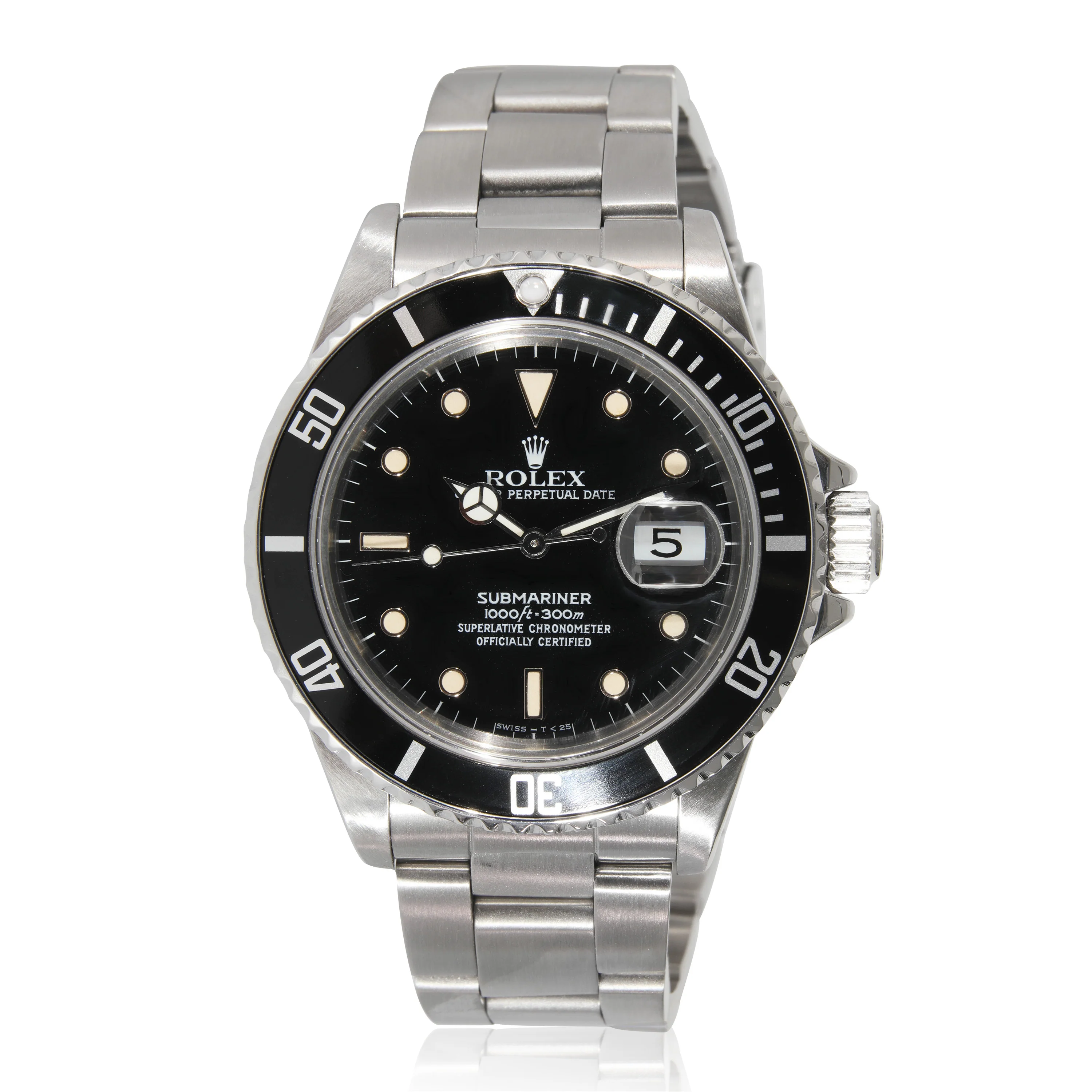 Rolex Submariner 168000 Mens Watch in  Stainless Steel - Image 5
