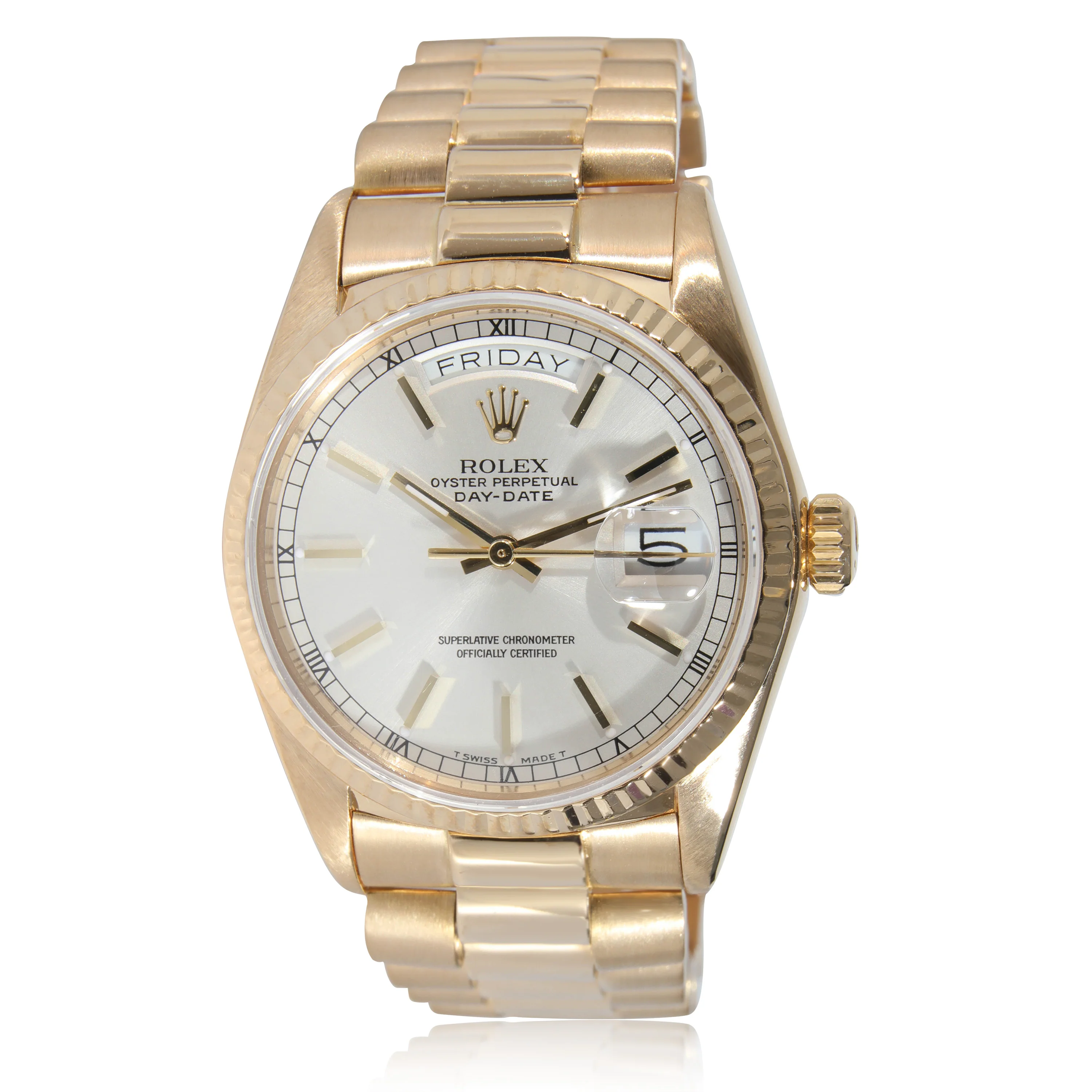 Rolex Day-Date 18038 Mens Watch in 18kt Yellow Gold - Image 5