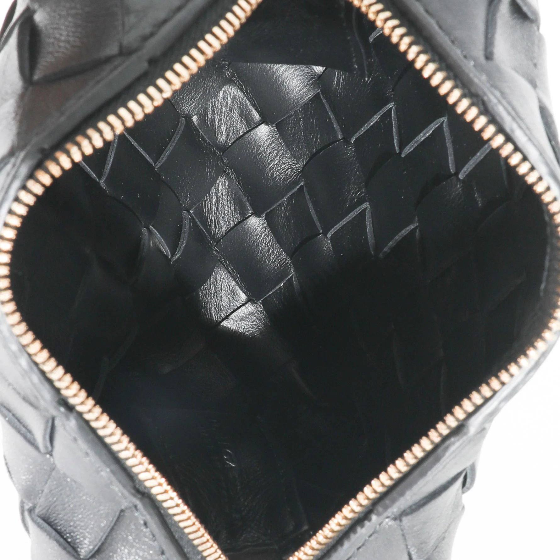Bottega Veneta Black Intrecciato Candy Loop Camera Bag - Image 7