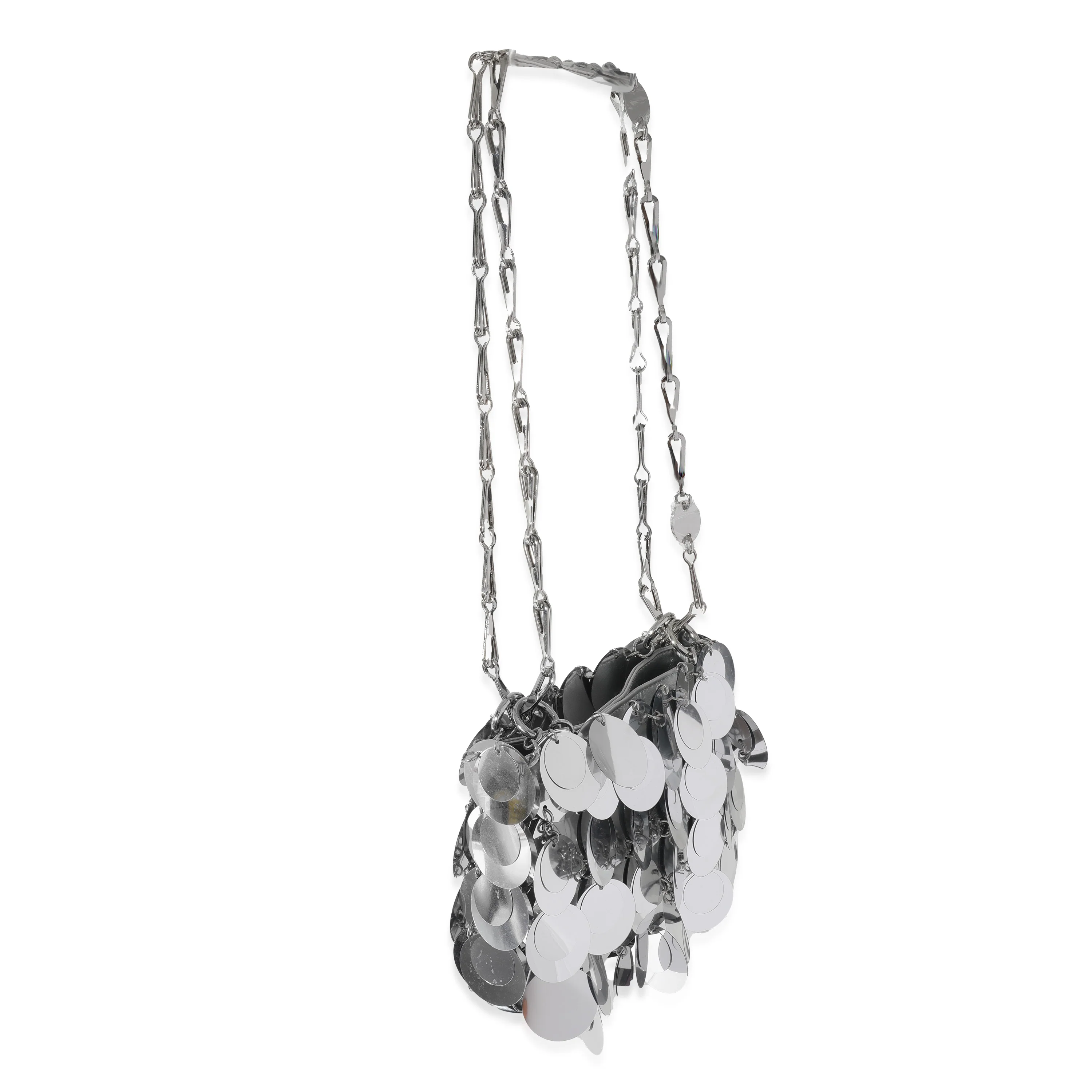 Paco Rabanne Silver Disk 1969 Sparkle Nano Bag - Image 2