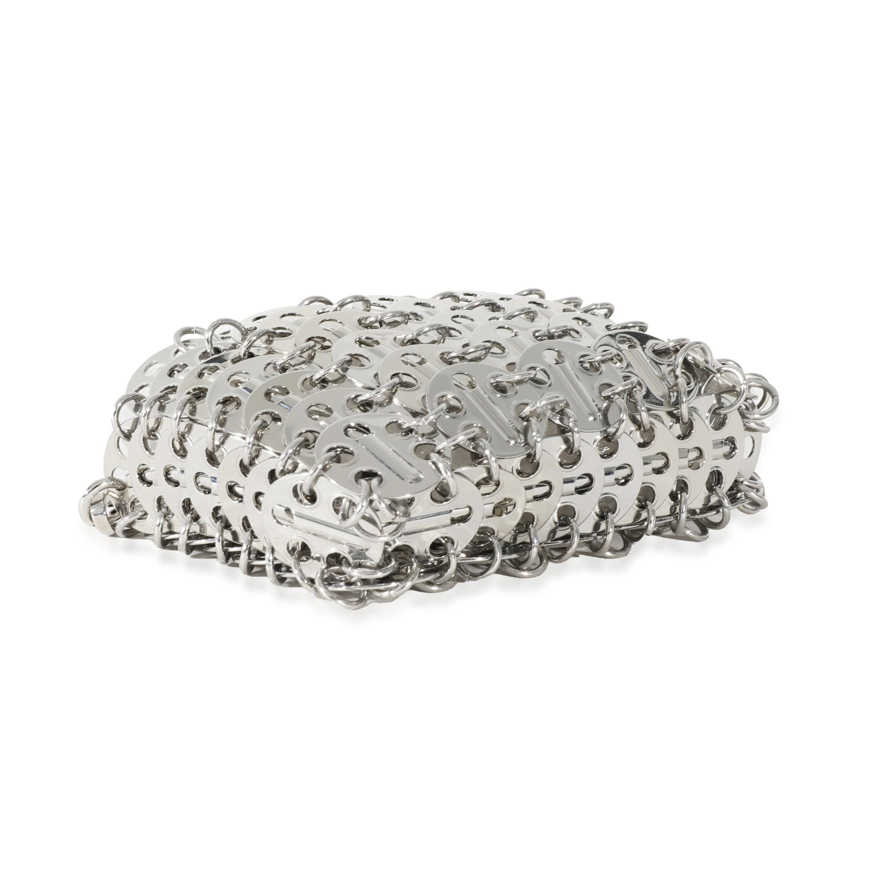 Paco Rabanne Silver Metal Micro 1969 Bag - Image 3