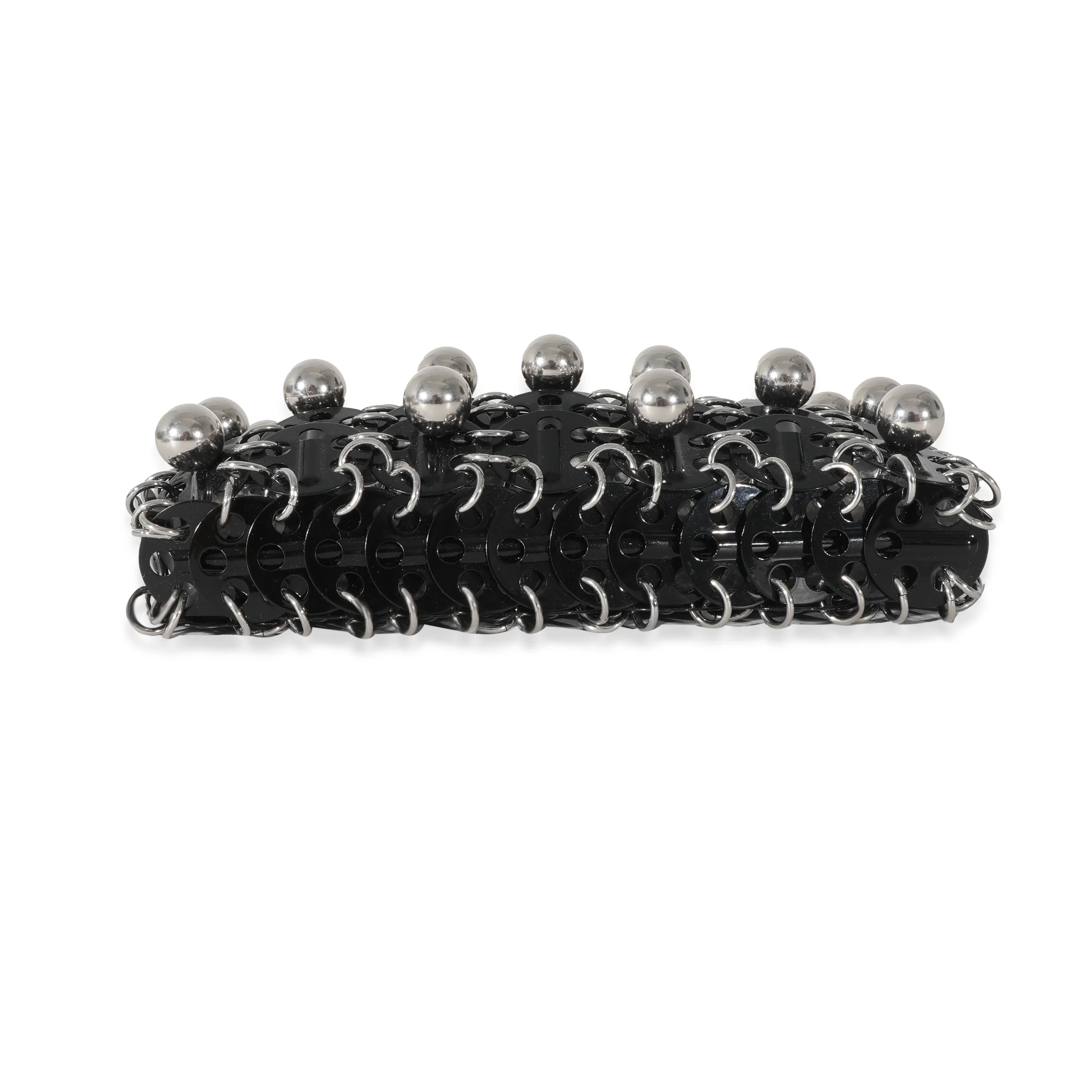 Paco Rabanne Black Metal Silver Bead Nano 1969 Bag - Image 5