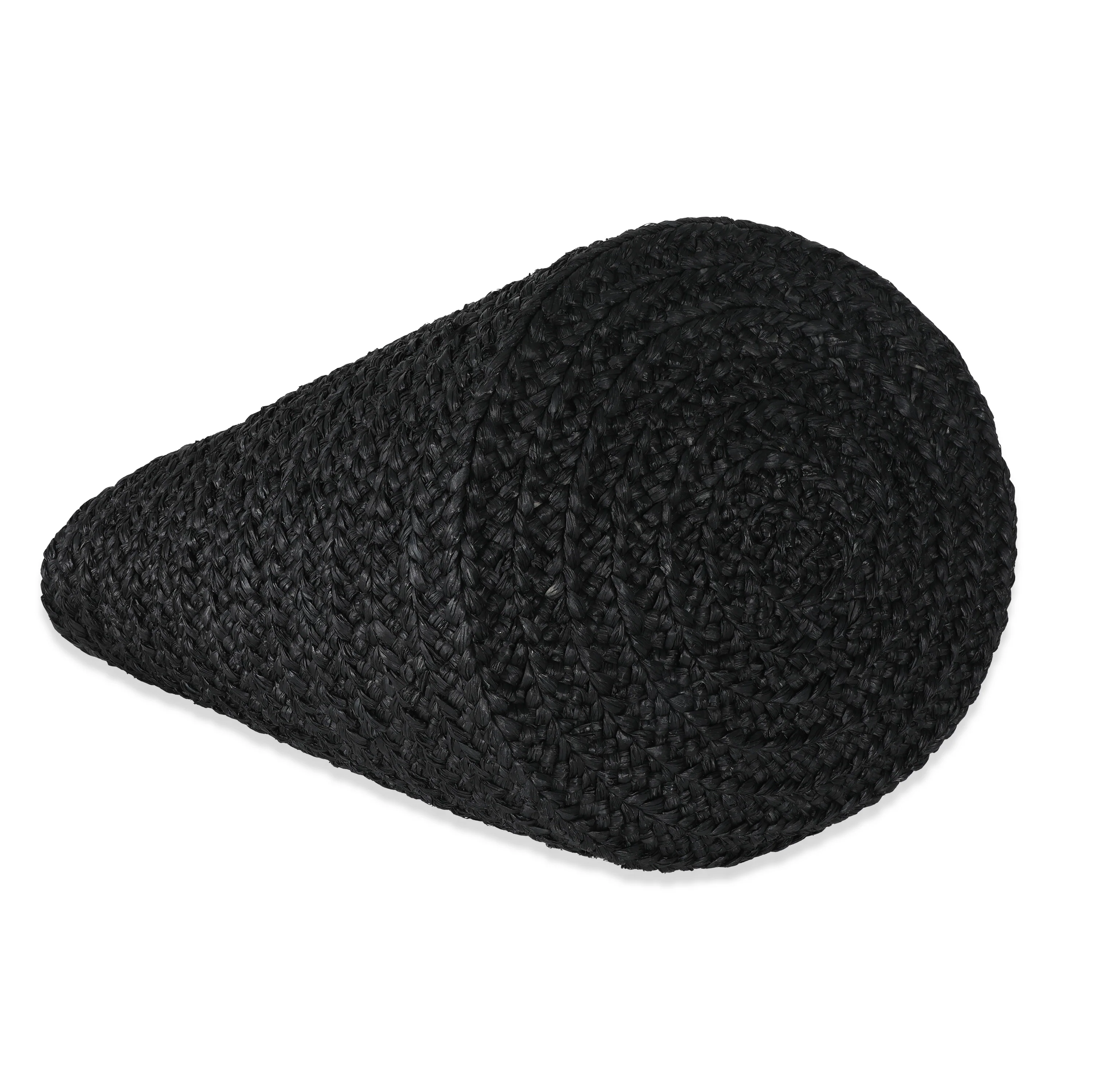 Saint Laurent Black Raffia Medium Panier Bag - Image 6