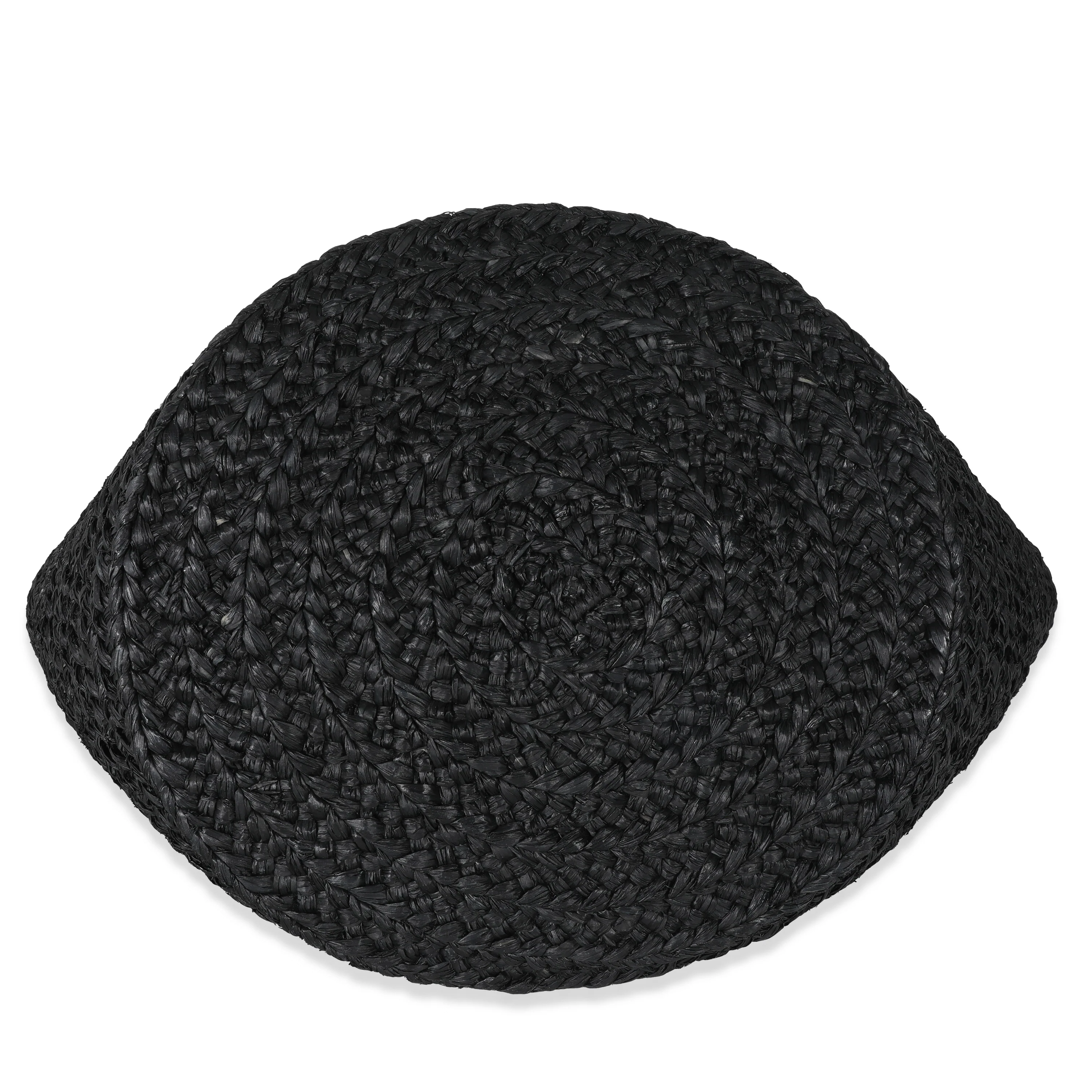 Saint Laurent Black Raffia Medium Panier Tote - Image 3