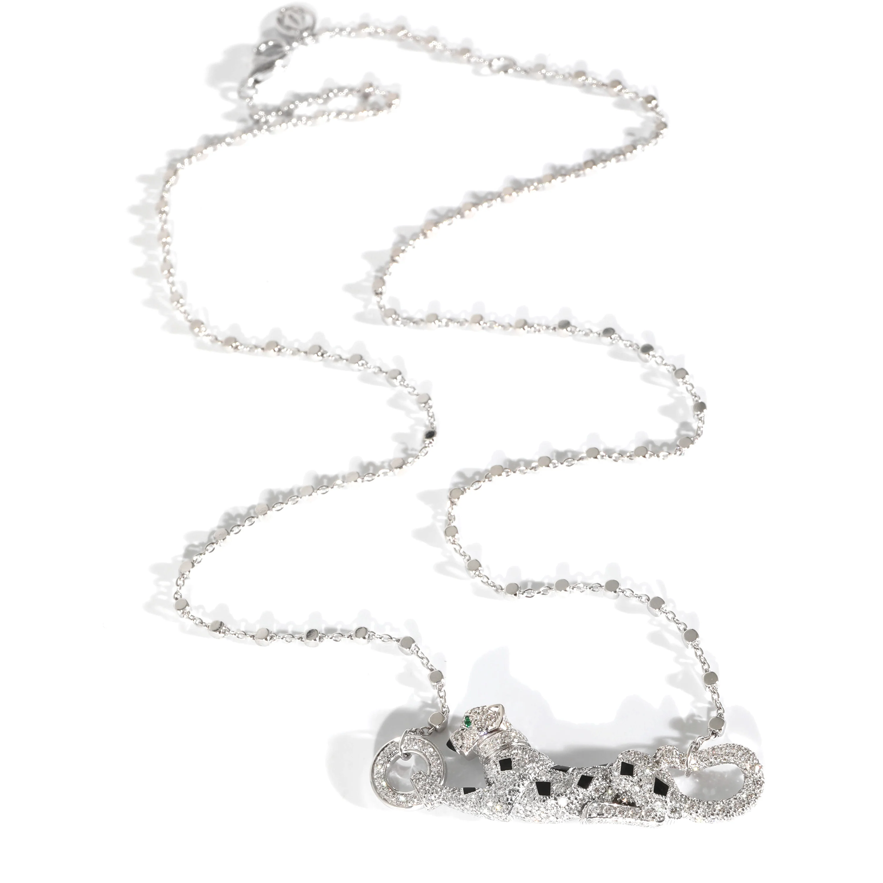 Cartier Panthère de Cartier Necklace in 18K White Gold 0.73 CTW - Image 2