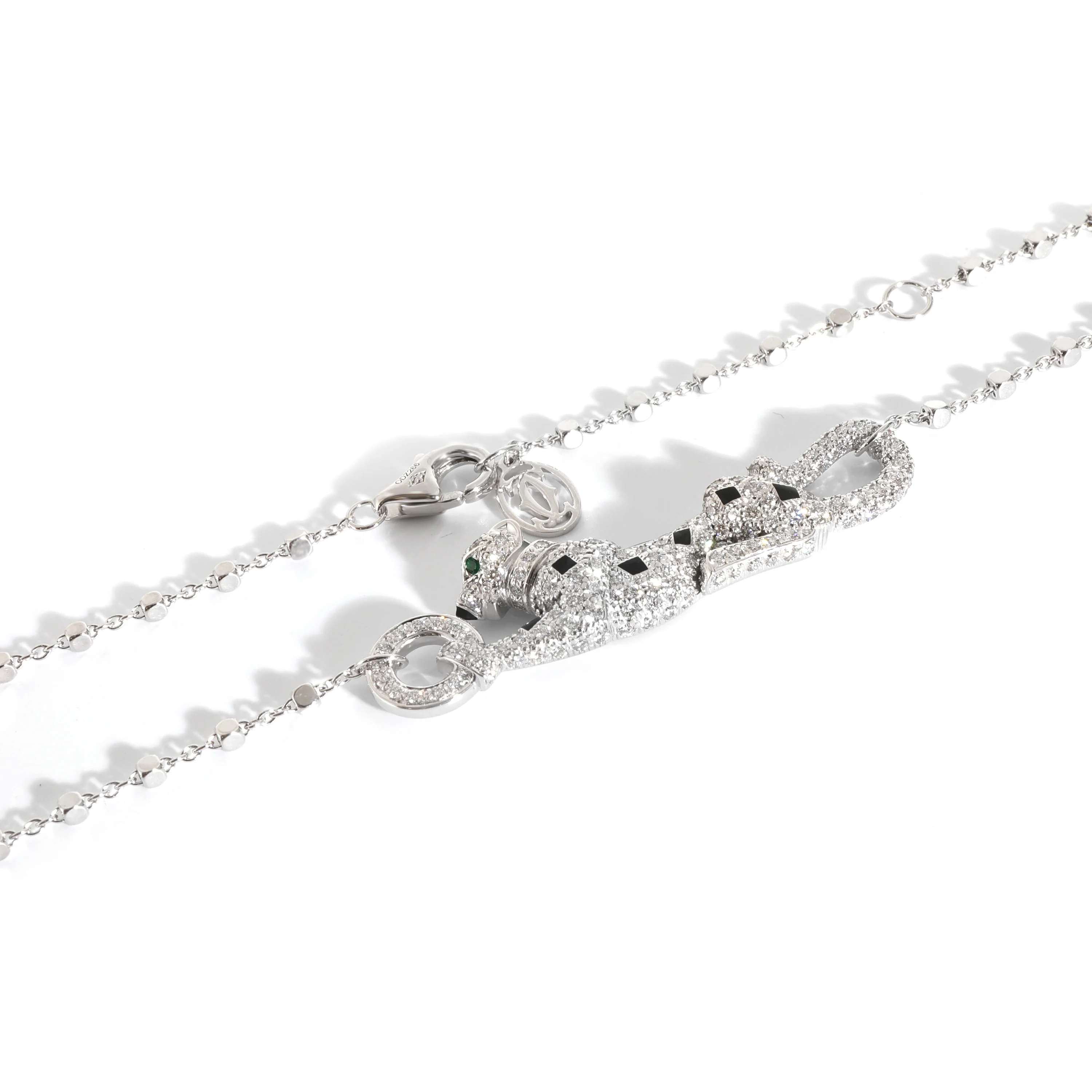 Cartier Panthère de Cartier Necklace in 18K White Gold 0.73 CTW - Image 3