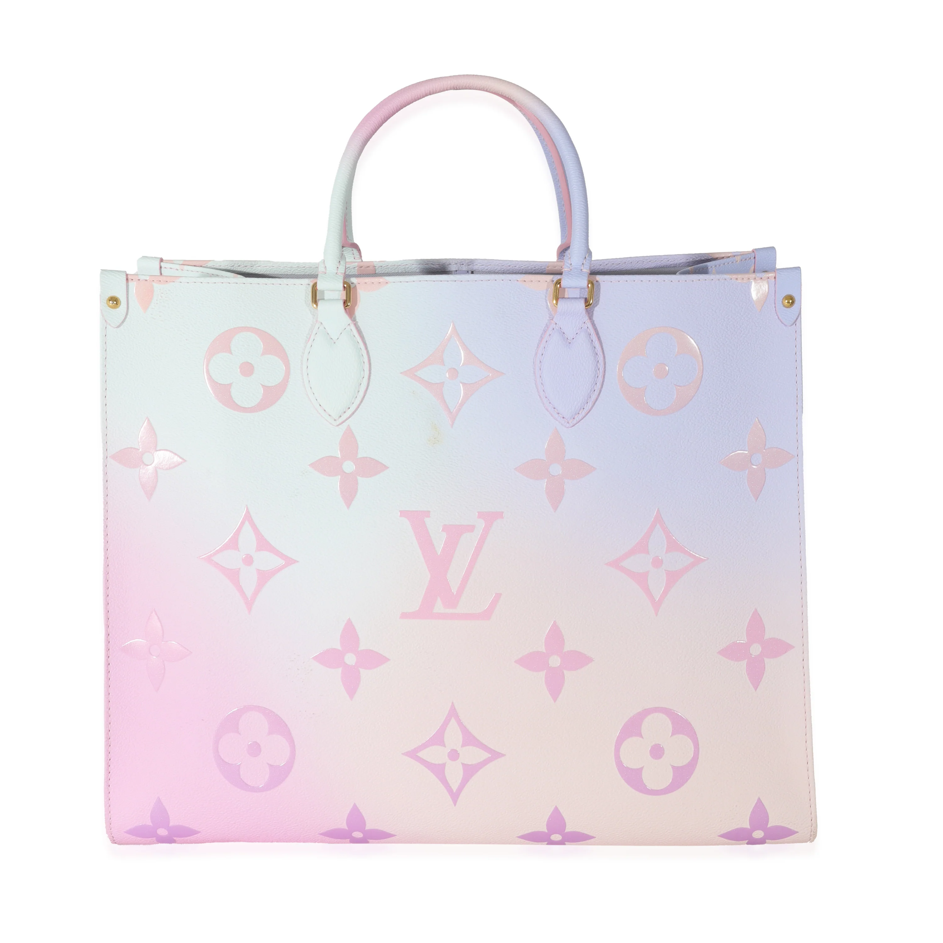 Louis Vuitton Sunrise Pastel Monogram Giant Canvas Spring in City OnTheGo GM - Image 3