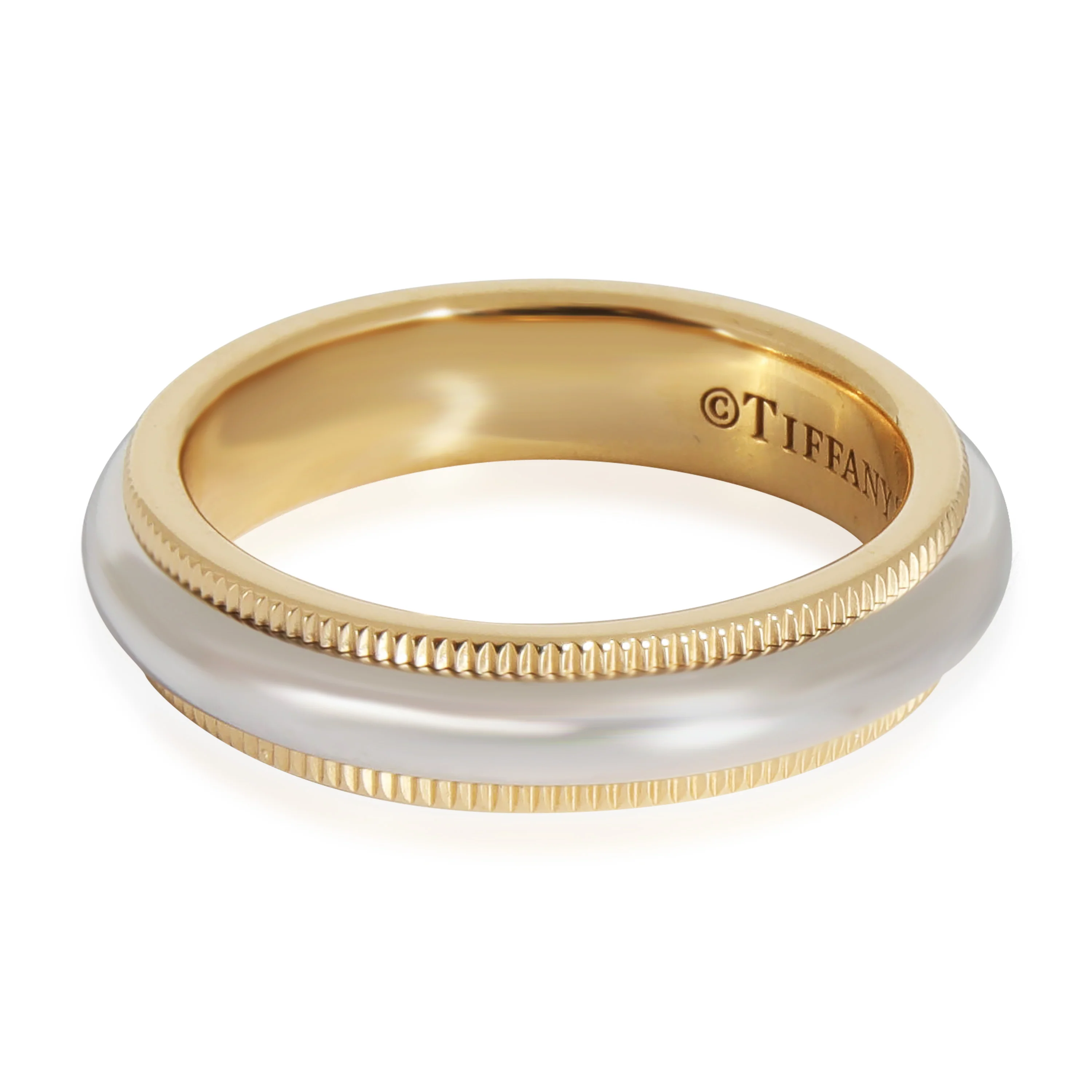 Tiffany & Co. Tiffany Together Wedding Band in 18k & 950 Yellow Gold/Platinum - Image 2