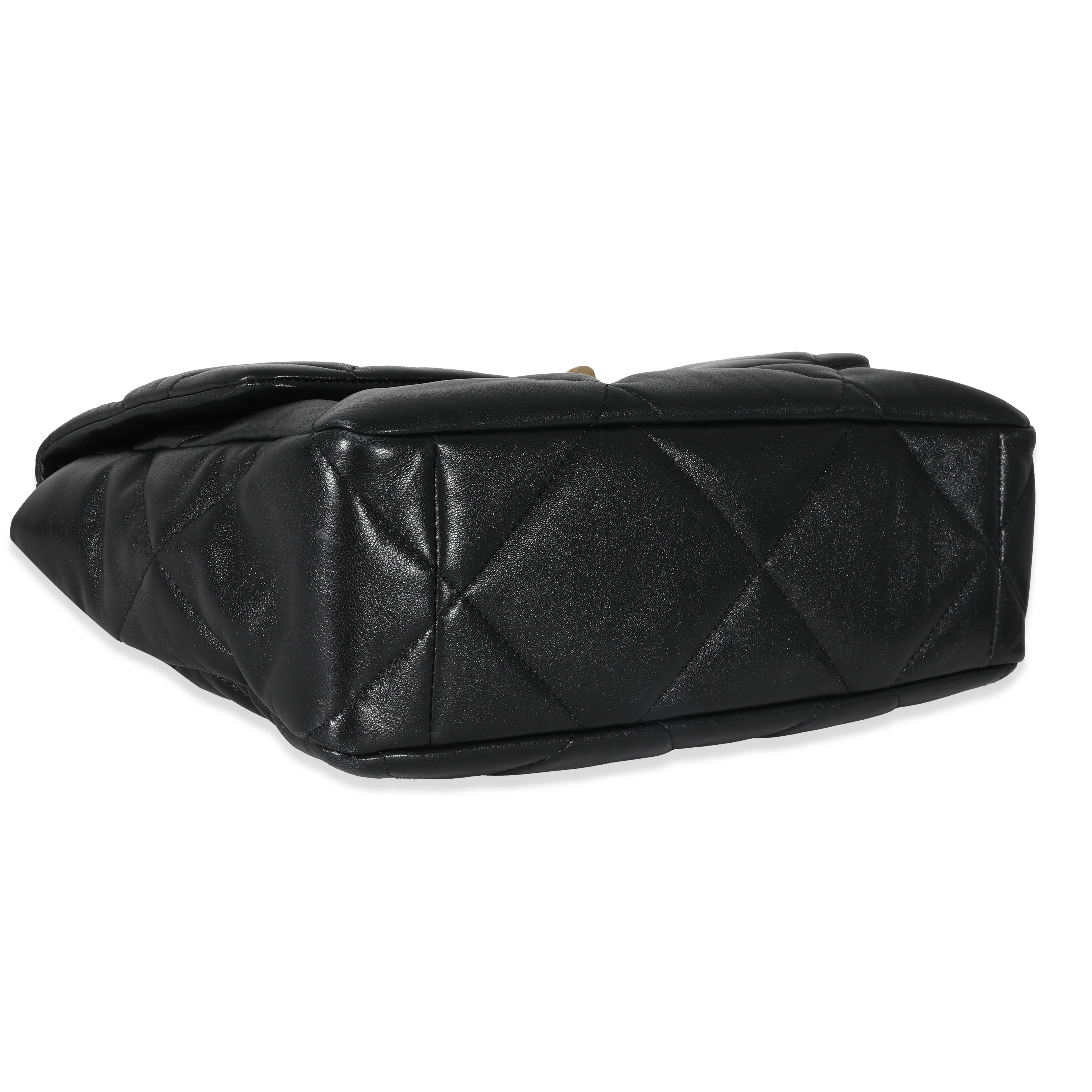 Chanel Black Quilted Lambskin Large Chanel 19 Flap Bag - Image 6