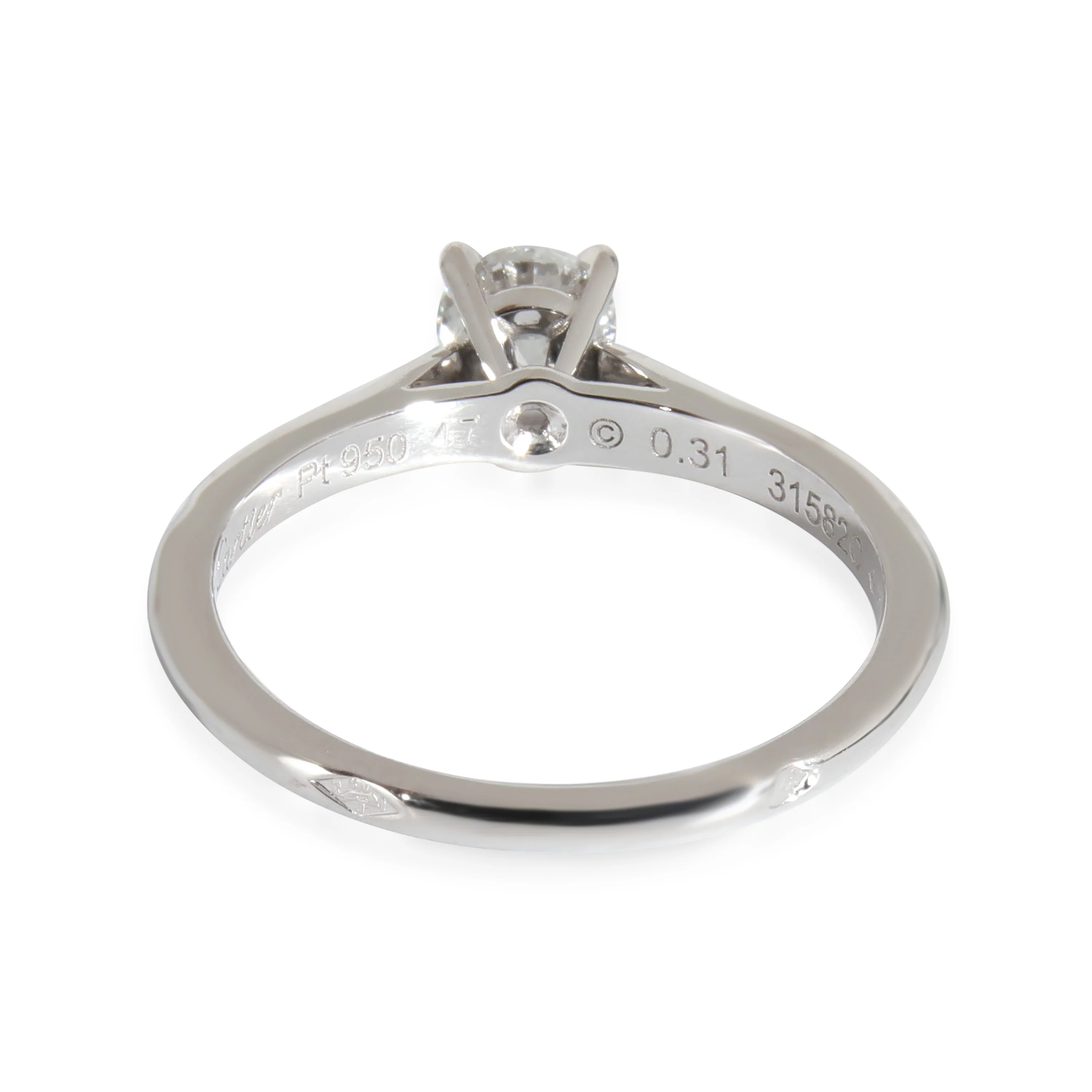 Solitaire 1895 Engagement Ring (Platinum) - Image 4