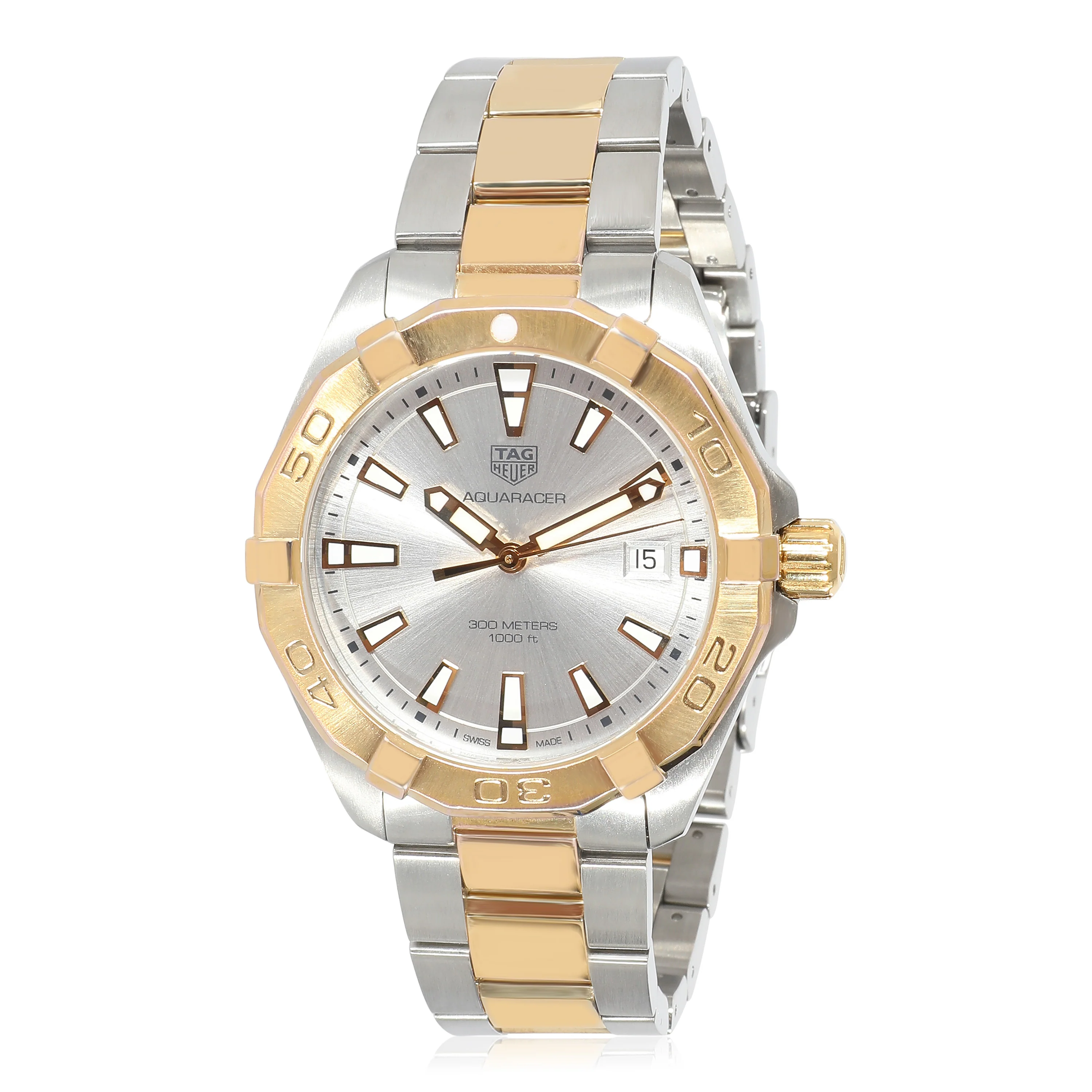Tag Heuer Aquaracer WBD1120.BB0930 Mens Watch in Stainless Steel/Gold Plate