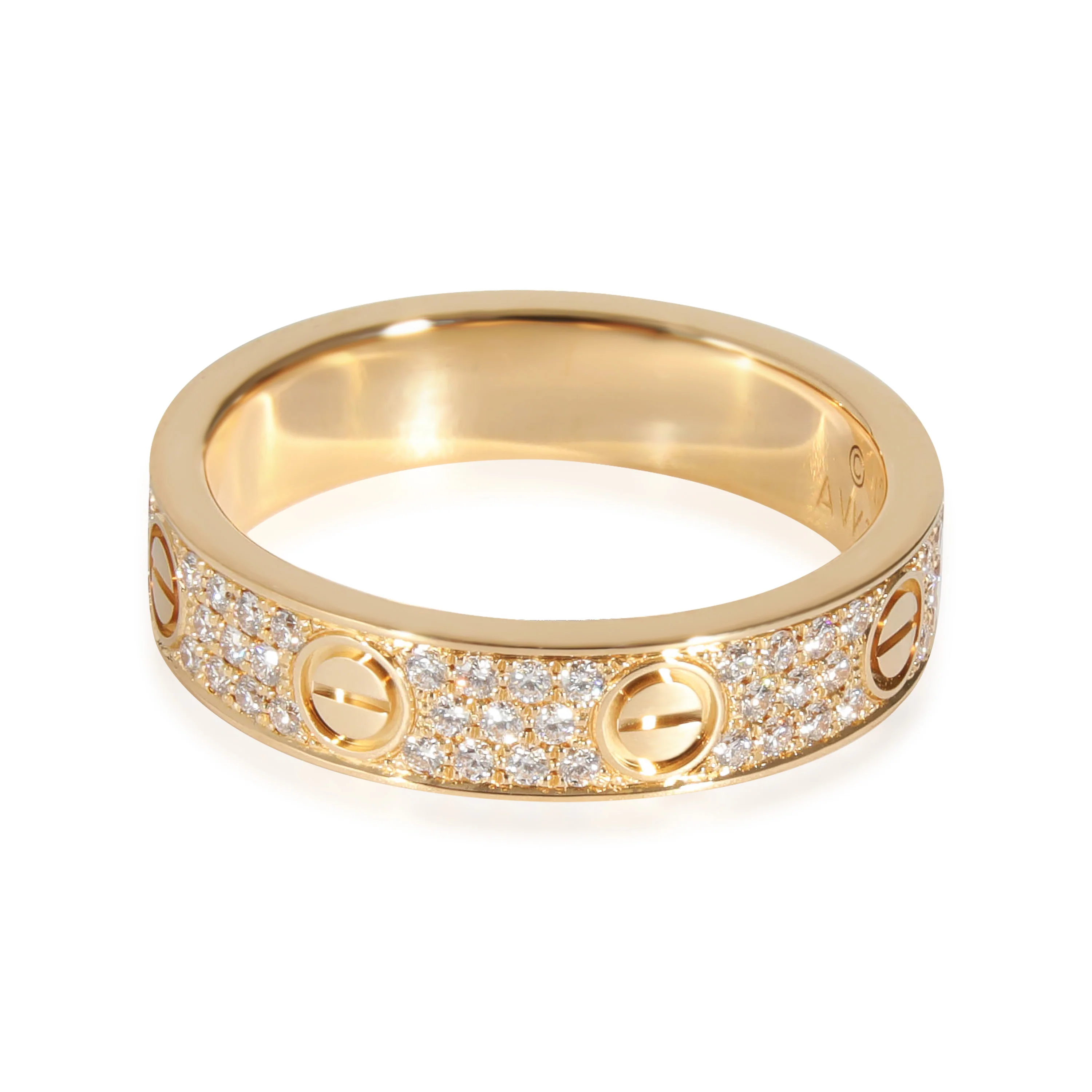 Yellow Gold Small Model Love Ring - Image 3