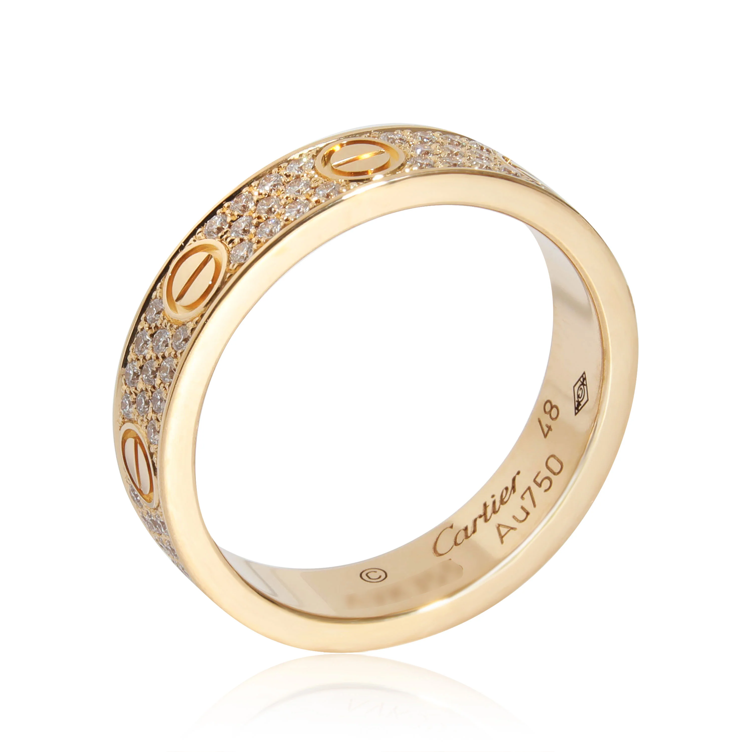 Yellow Gold Small Model Love Ring - Image 5