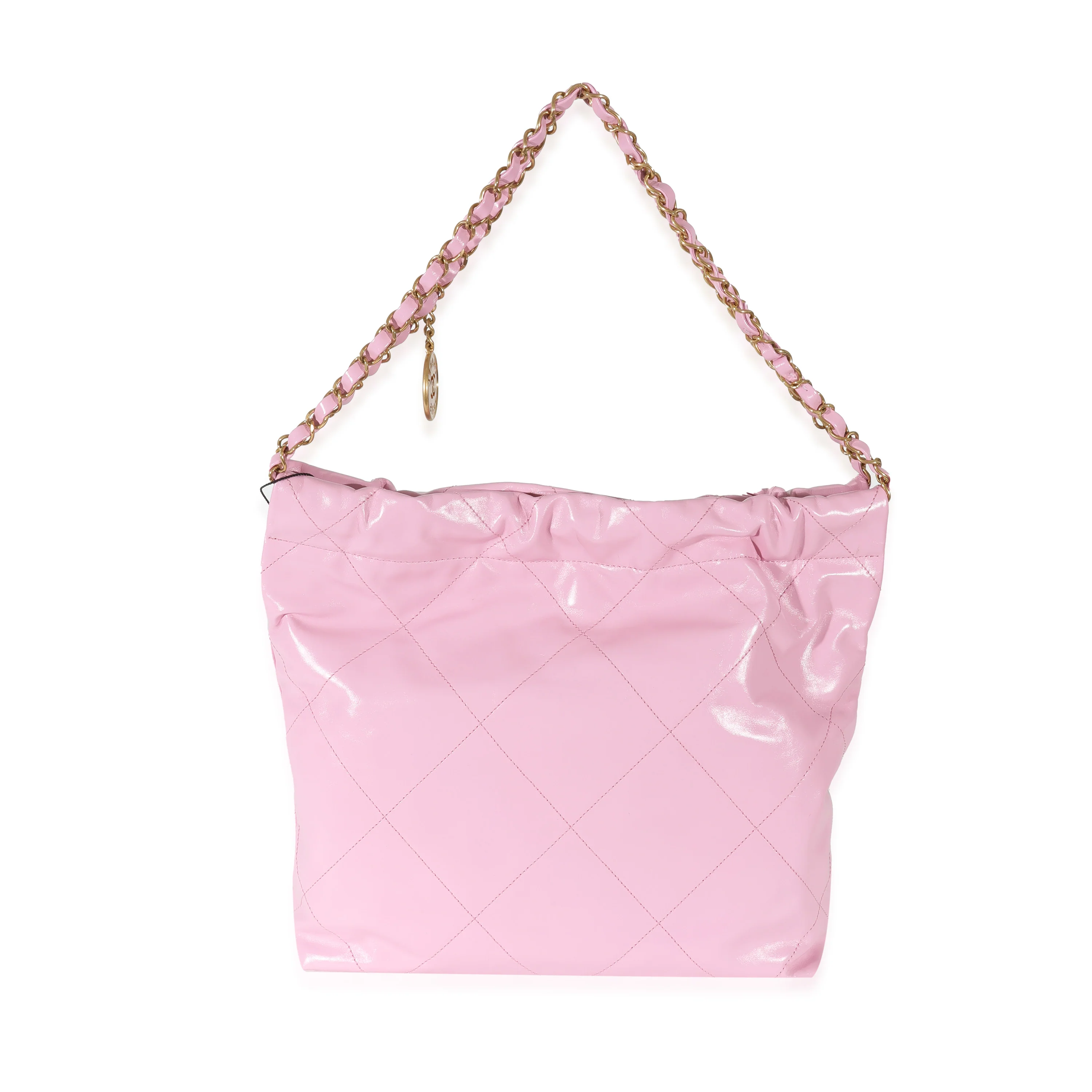 Chanel 23P Lilac Calfskin Small 22 Hobo - Image 3