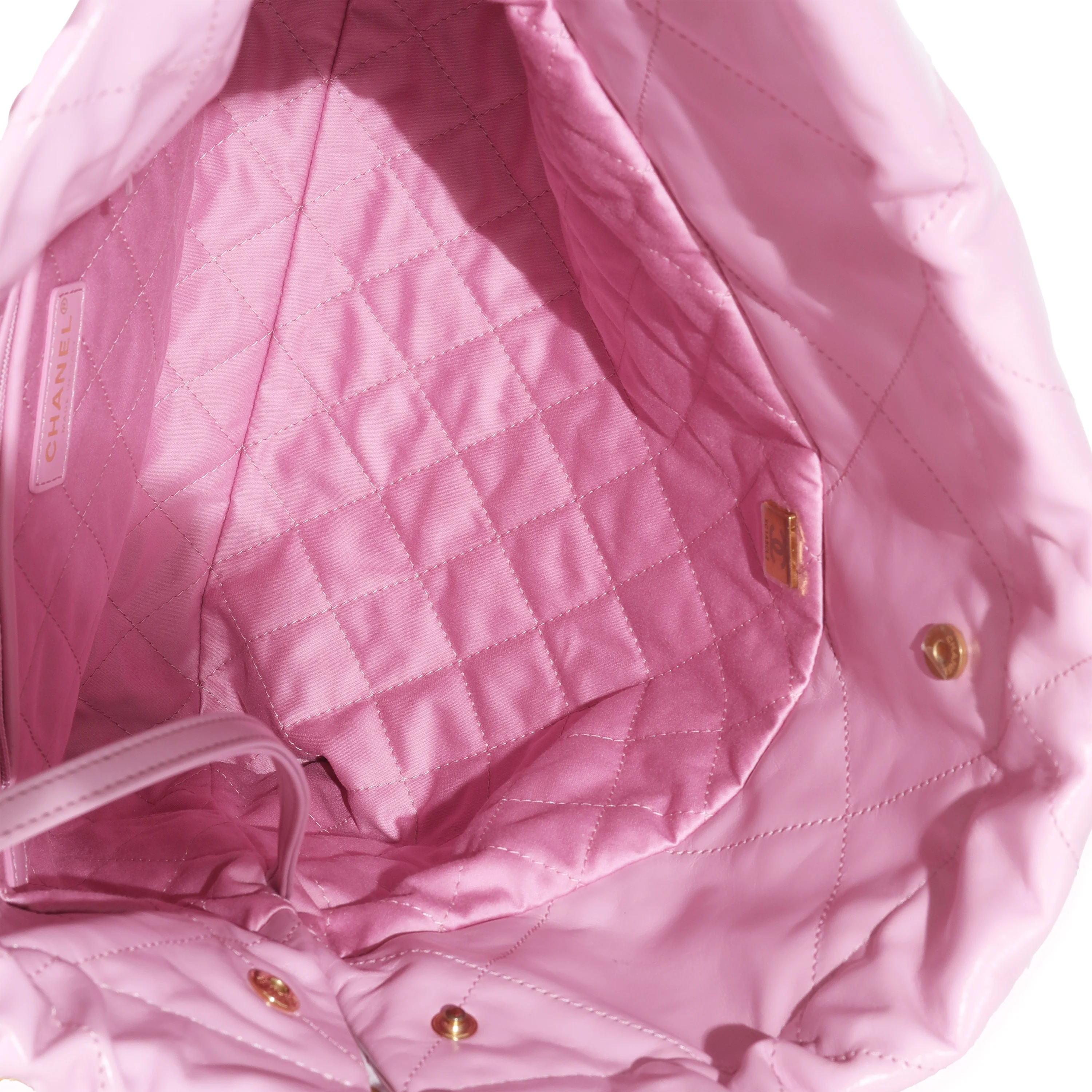 Chanel 23P Lilac Calfskin Small 22 Hobo - Image 4