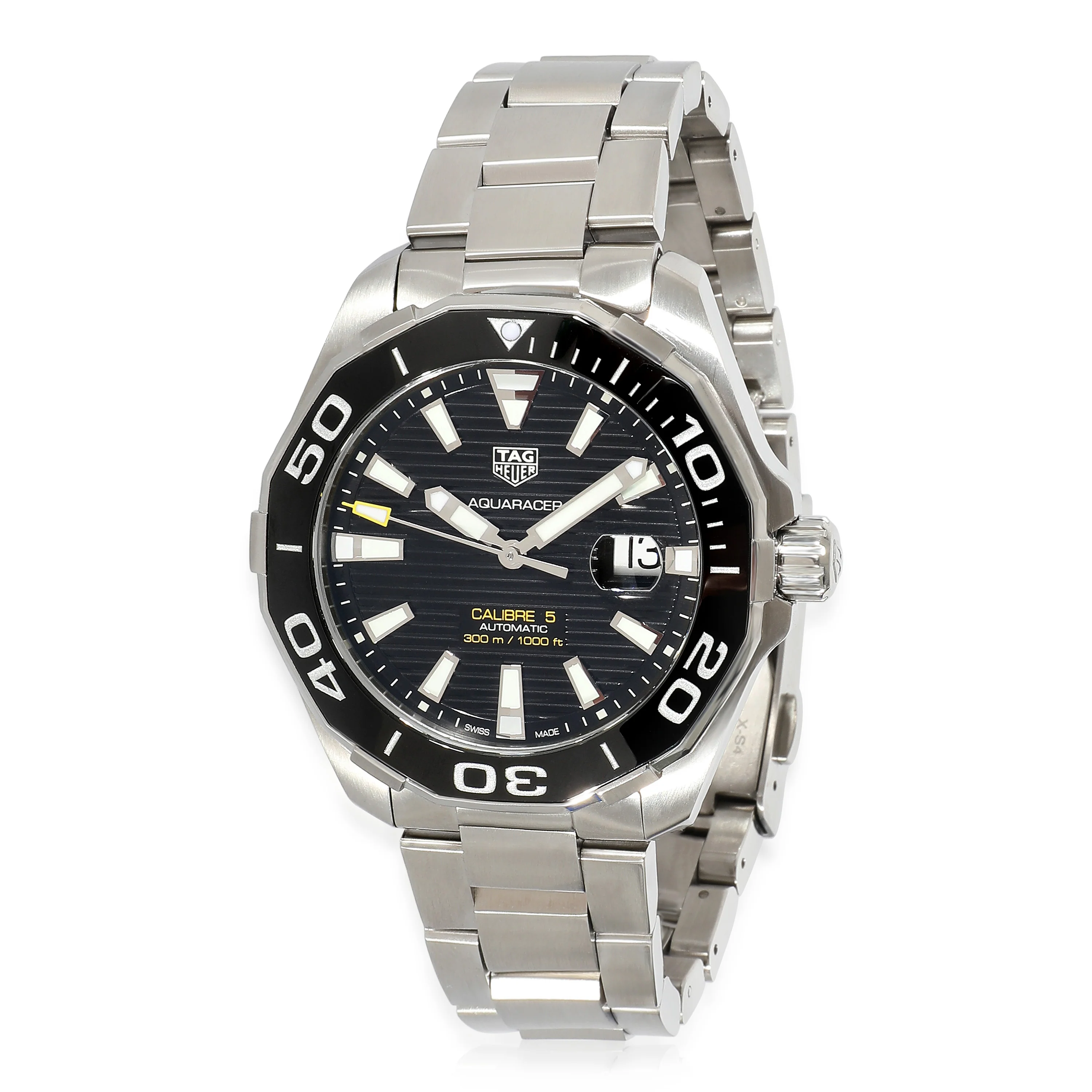 Tag Heuer Aquaracer Calibre 5 WAY201A.BA0927 Mens Watch in  Stainless Steel