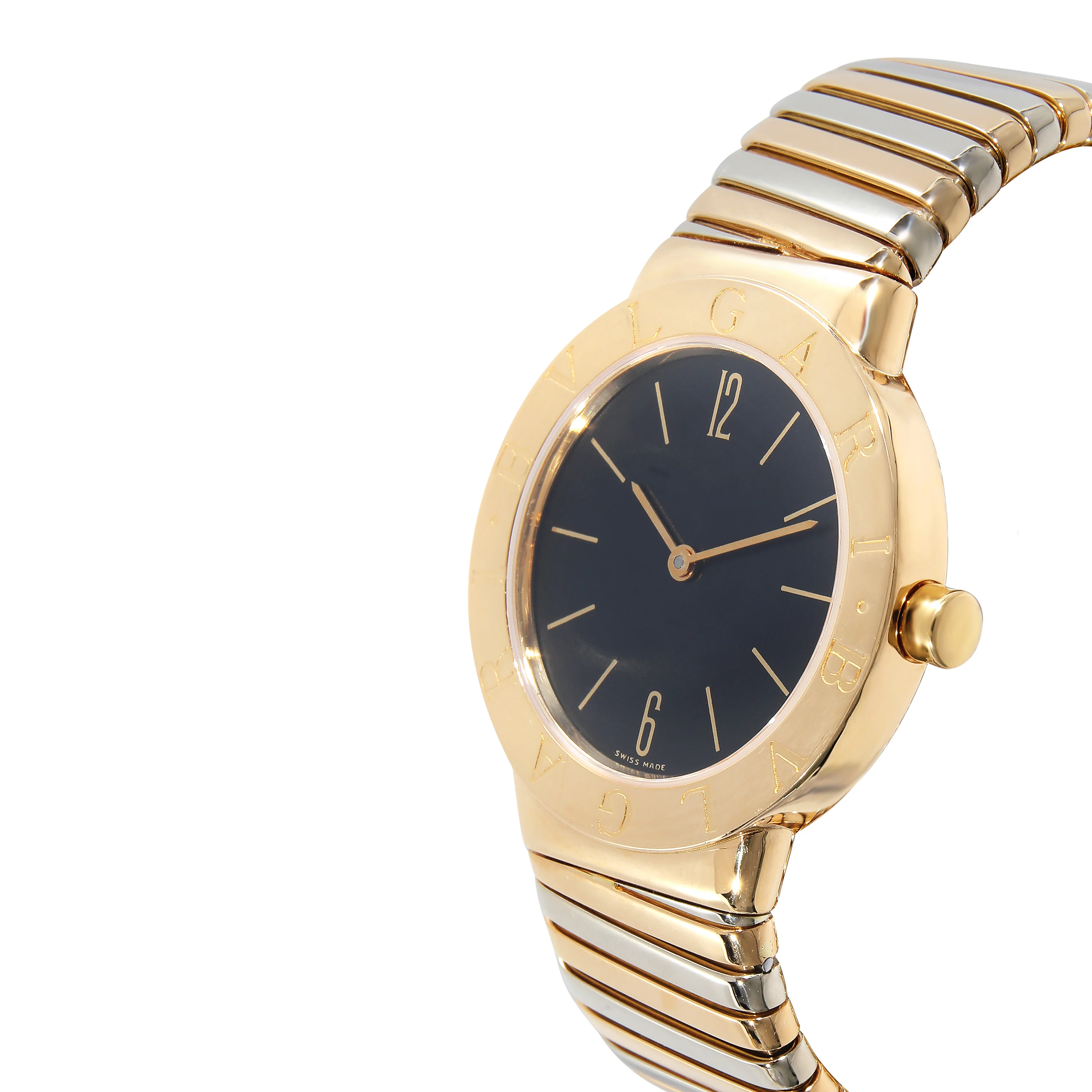 BVLGARI Tubogas BB 30 AT Womens Watch in 18kt White Gold/Yellow Gold - Image 3
