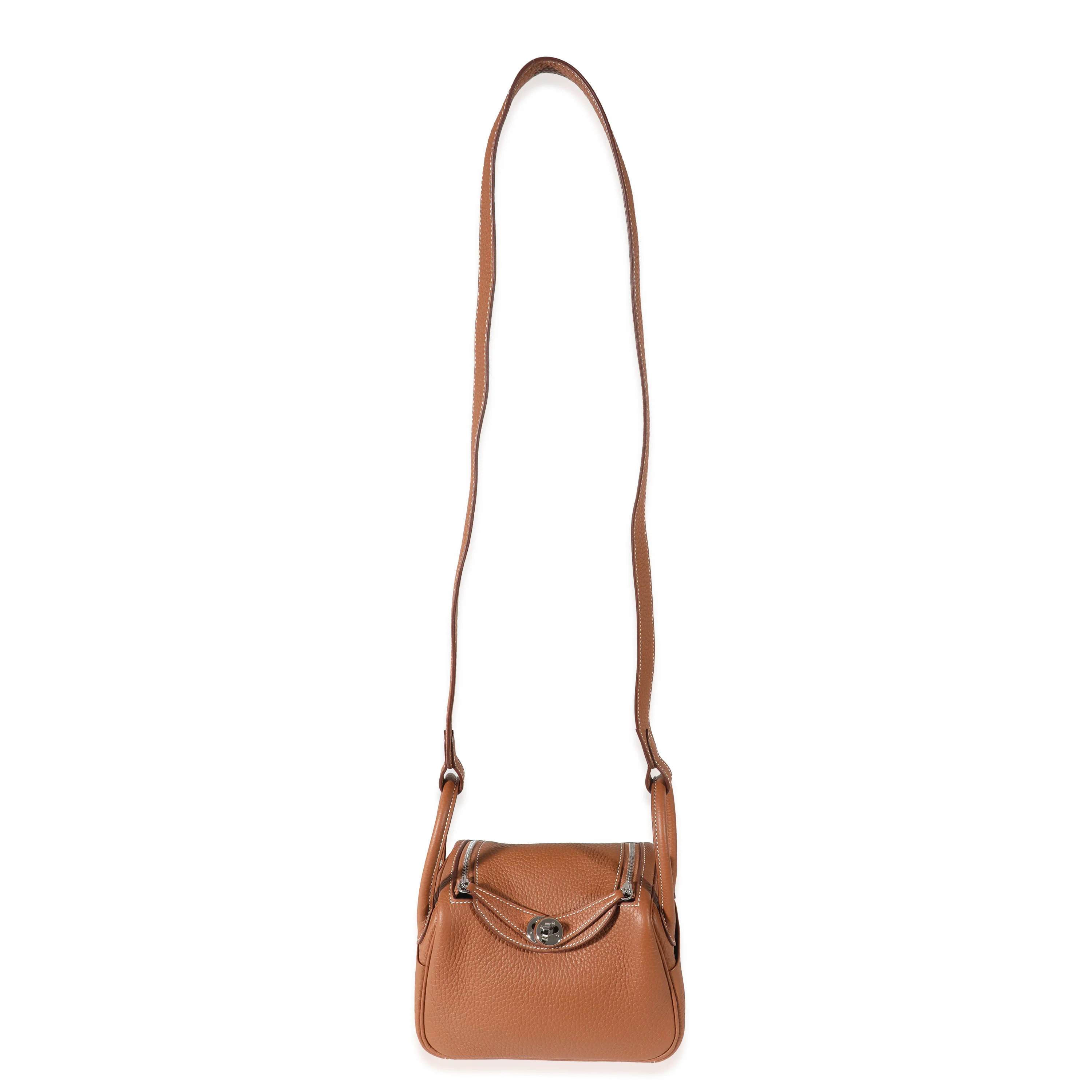 Gold Clemence Mini Lindy 20 PHW - Image 7