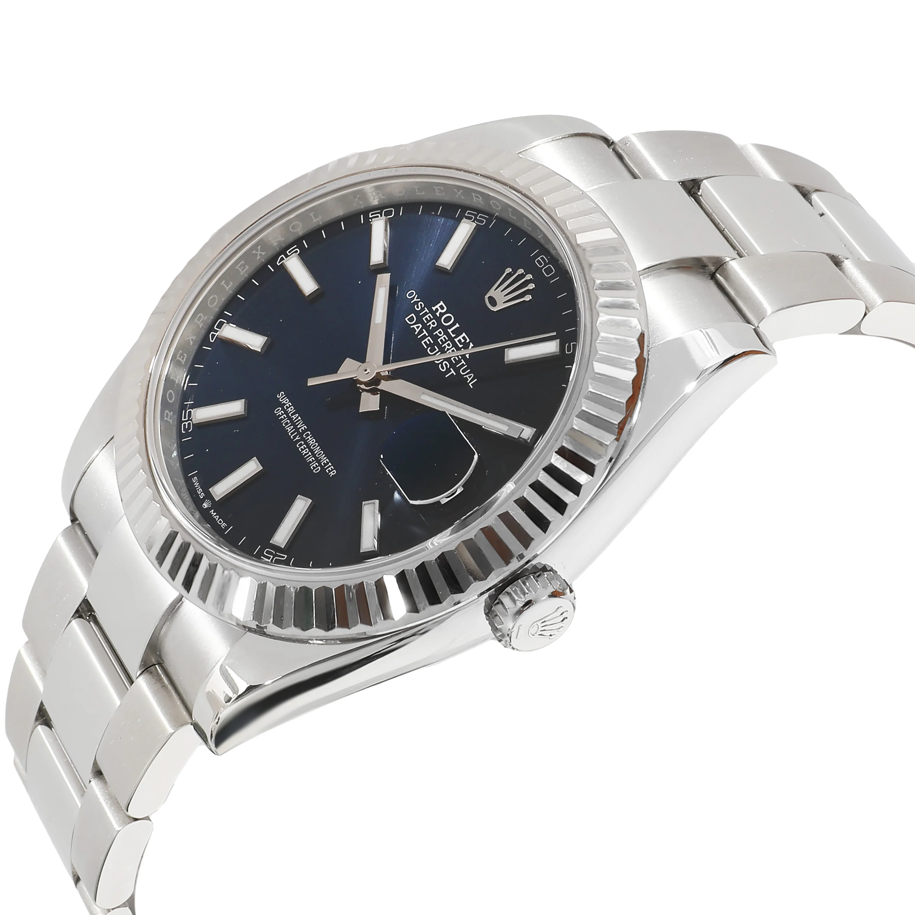 Datejust 41 126334 Mens Watch in  Stainless Steel/White Gold - Image 2