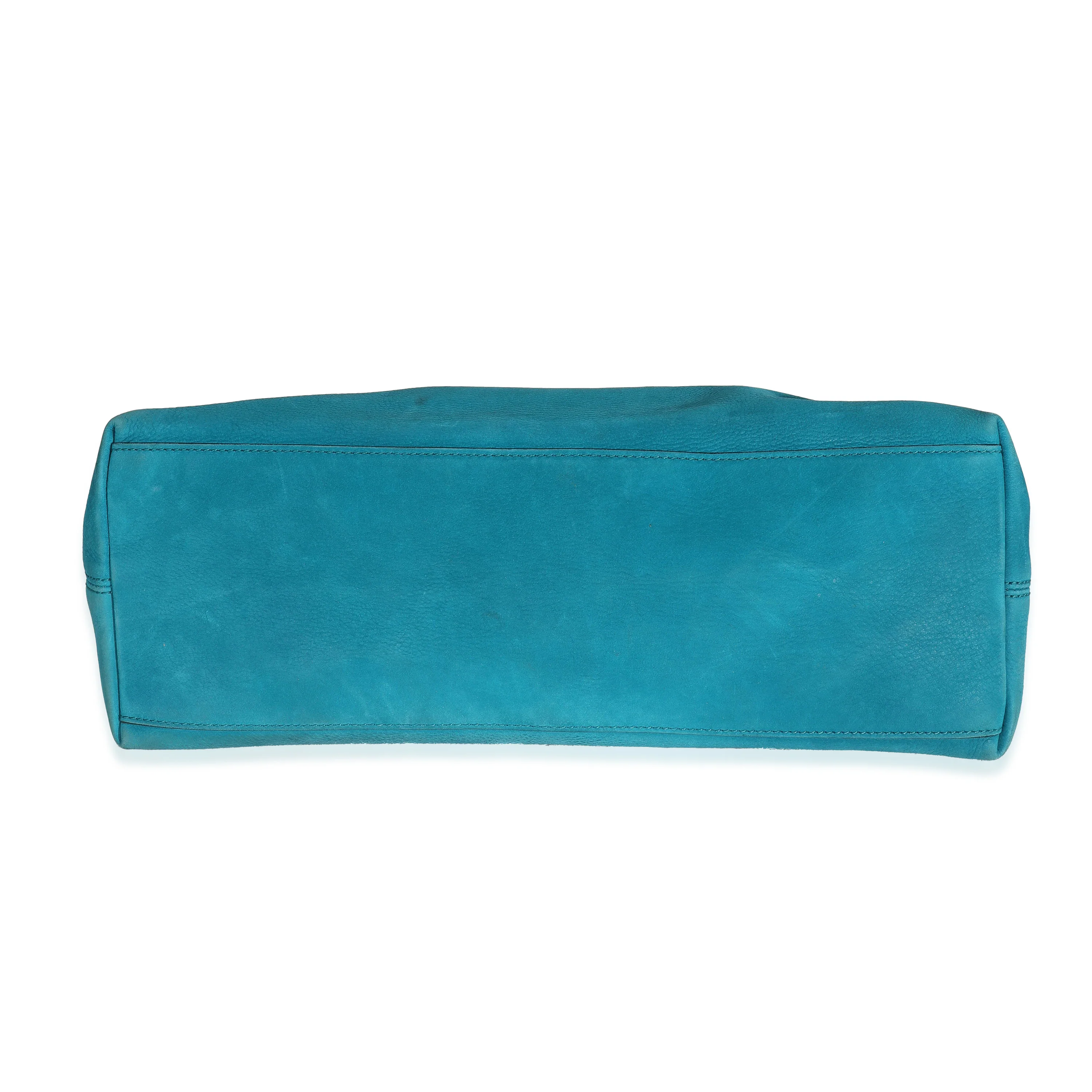 Gucci Blue Nubuck Medium Soho Chain Tote - Image 4