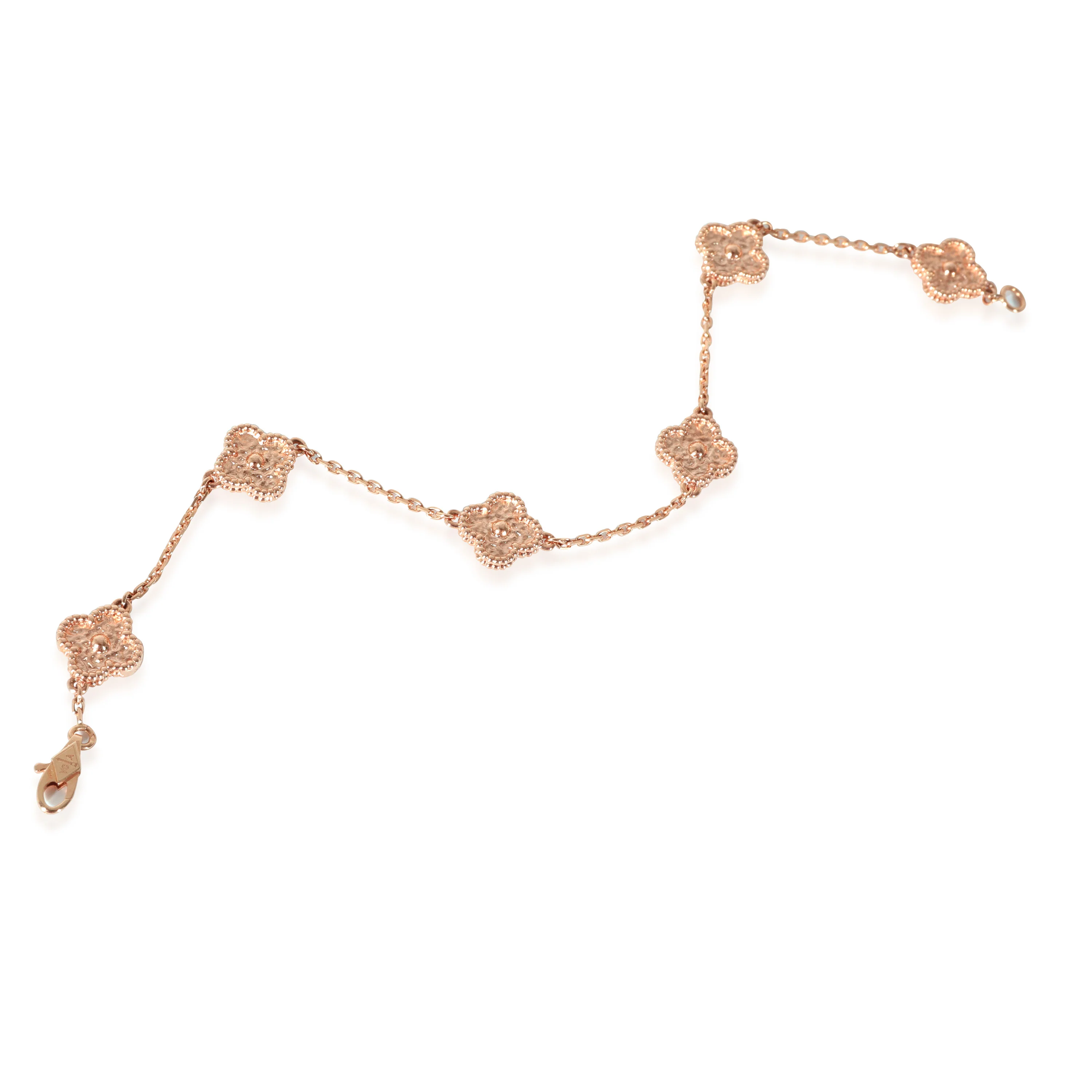 Van Cleef & Arpels Sweet Alhambra Bracelet in 18k Rose Gold - Image 2