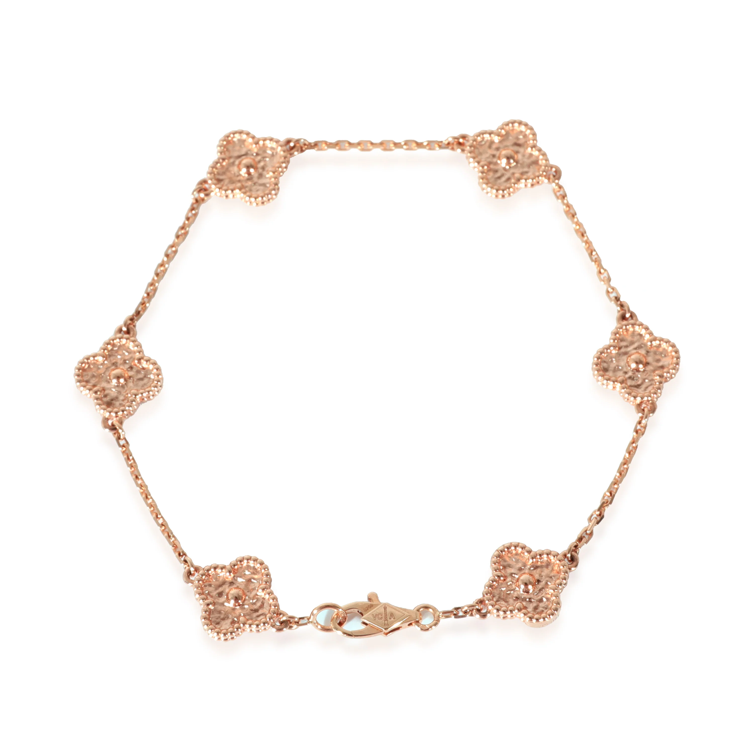 Van Cleef & Arpels Sweet Alhambra Bracelet in 18k Rose Gold - Image 3