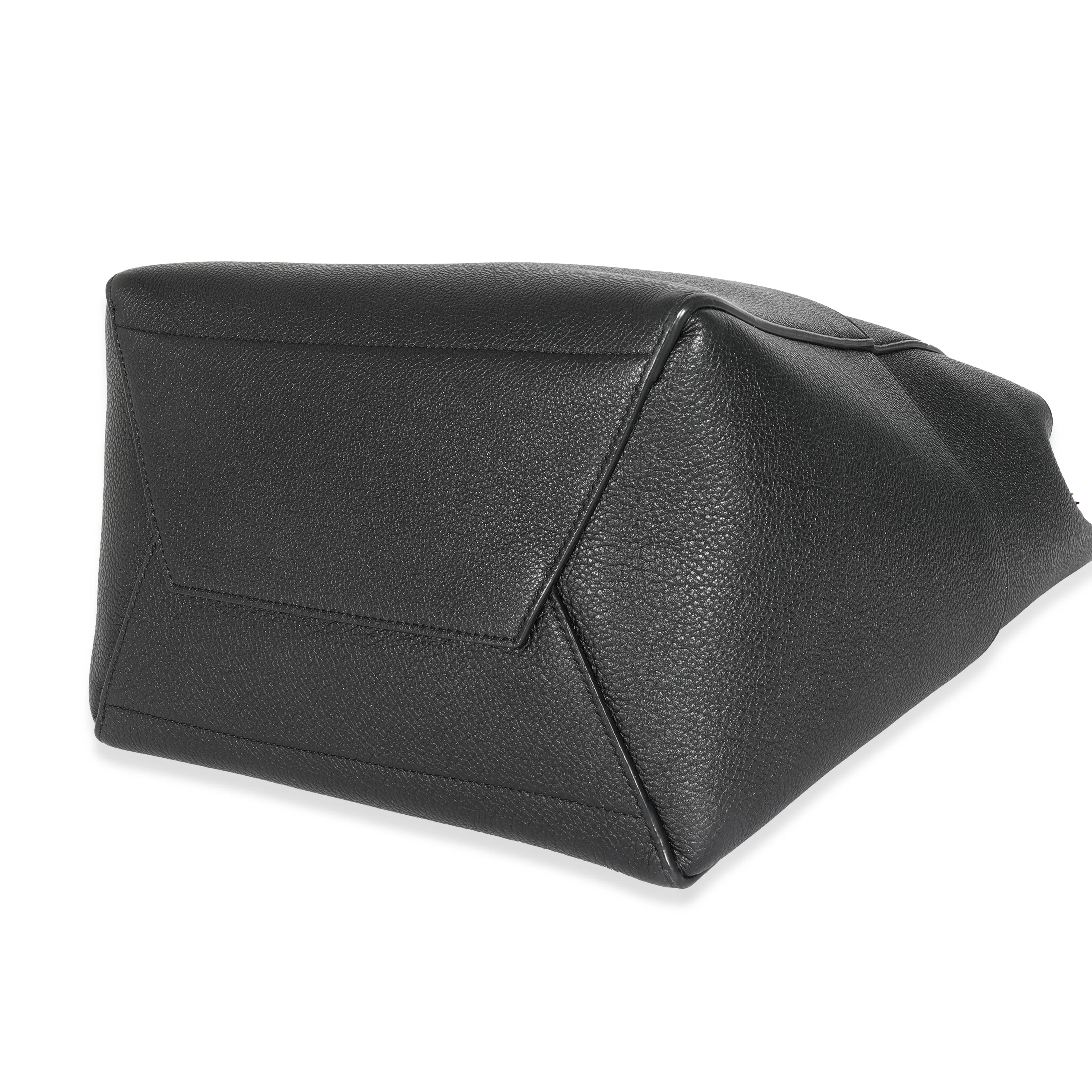 Celine Black Calfskin Medium Seau Sangle Bucket Bag Medium - Image 6