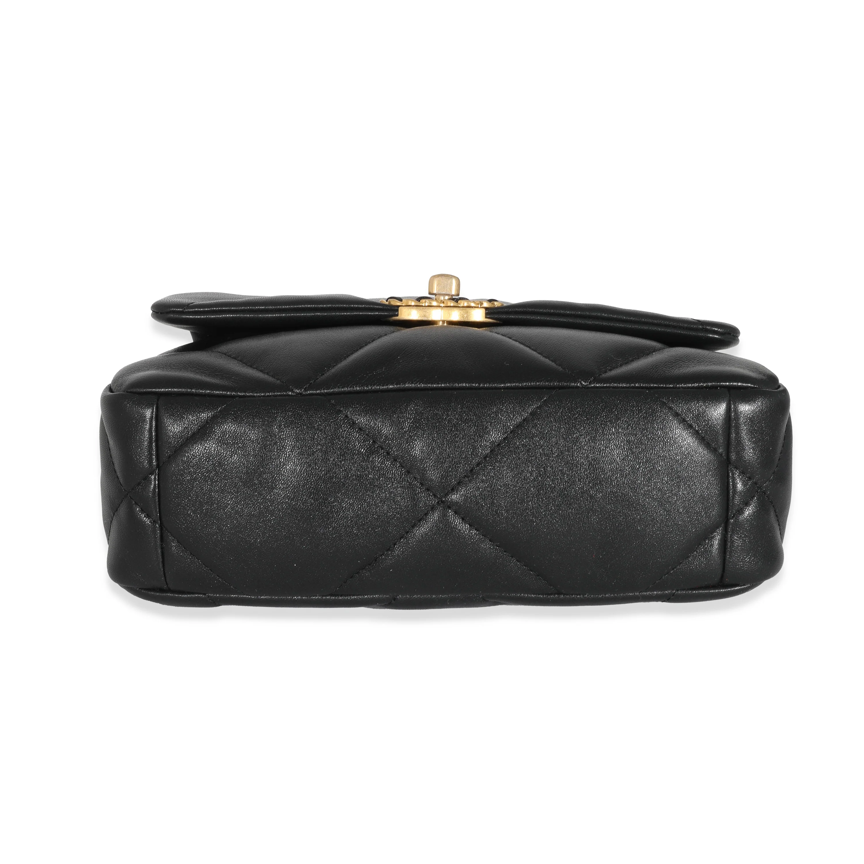 Chanel Black Quilted Leather Medium 19 Flap Bag Medium (assumed) - Image 4