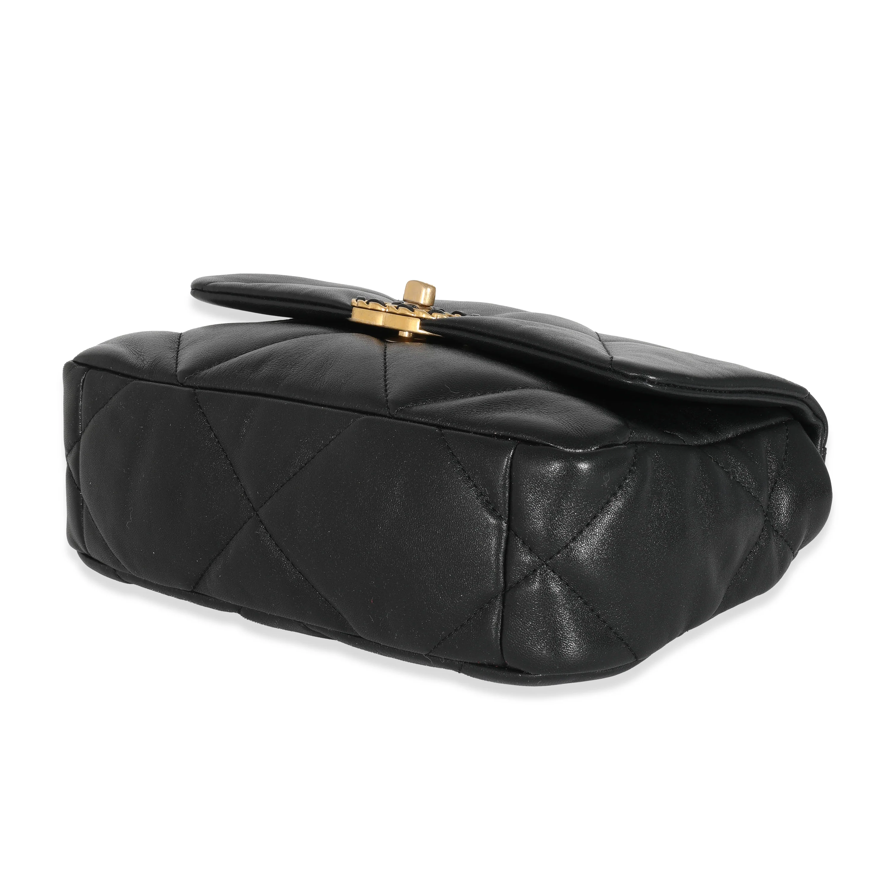 Chanel Black Quilted Leather Medium 19 Flap Bag Medium (assumed) - Image 6
