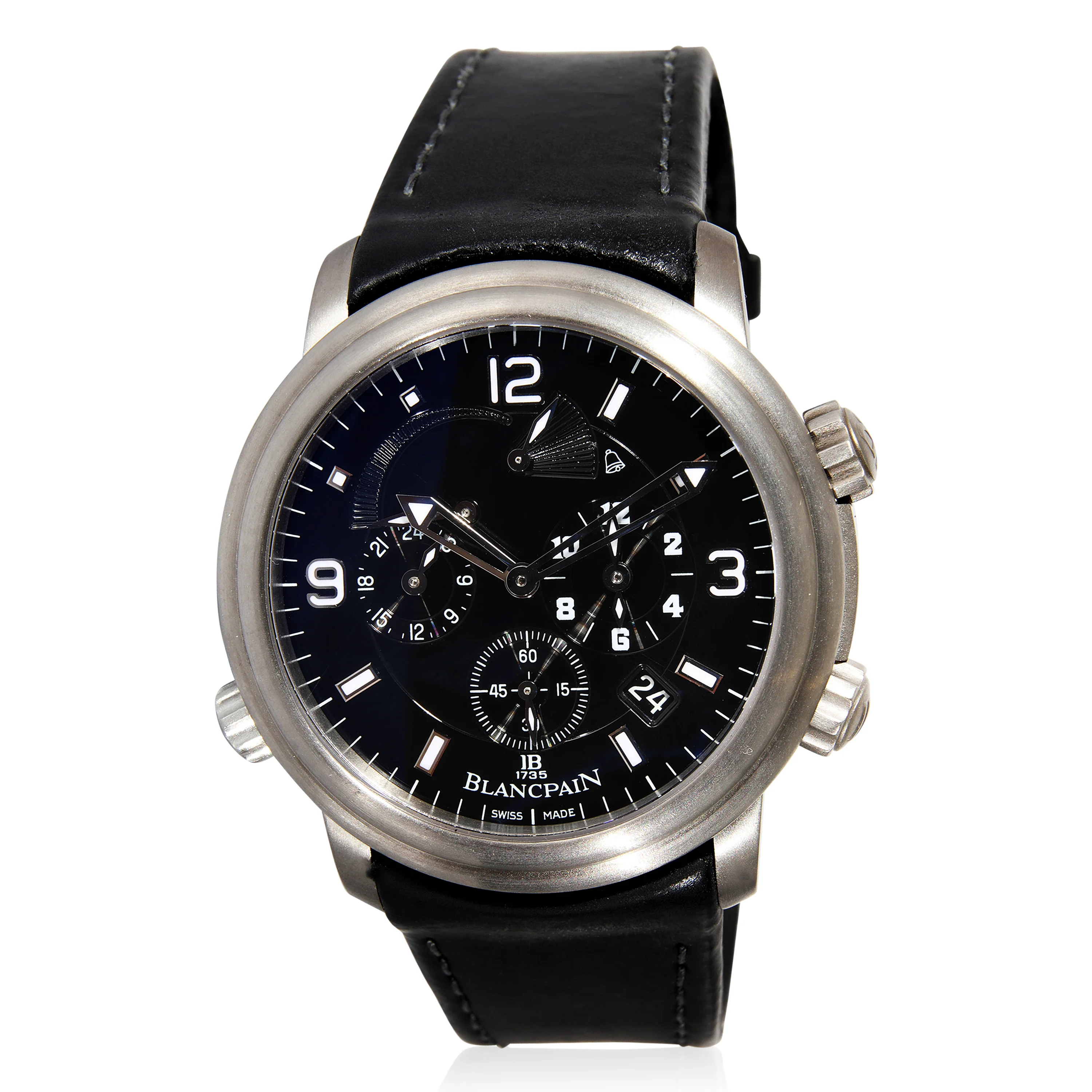 Leman Reveil GMT 2041-1230-63B Mens Watch in Titanium - Image 6