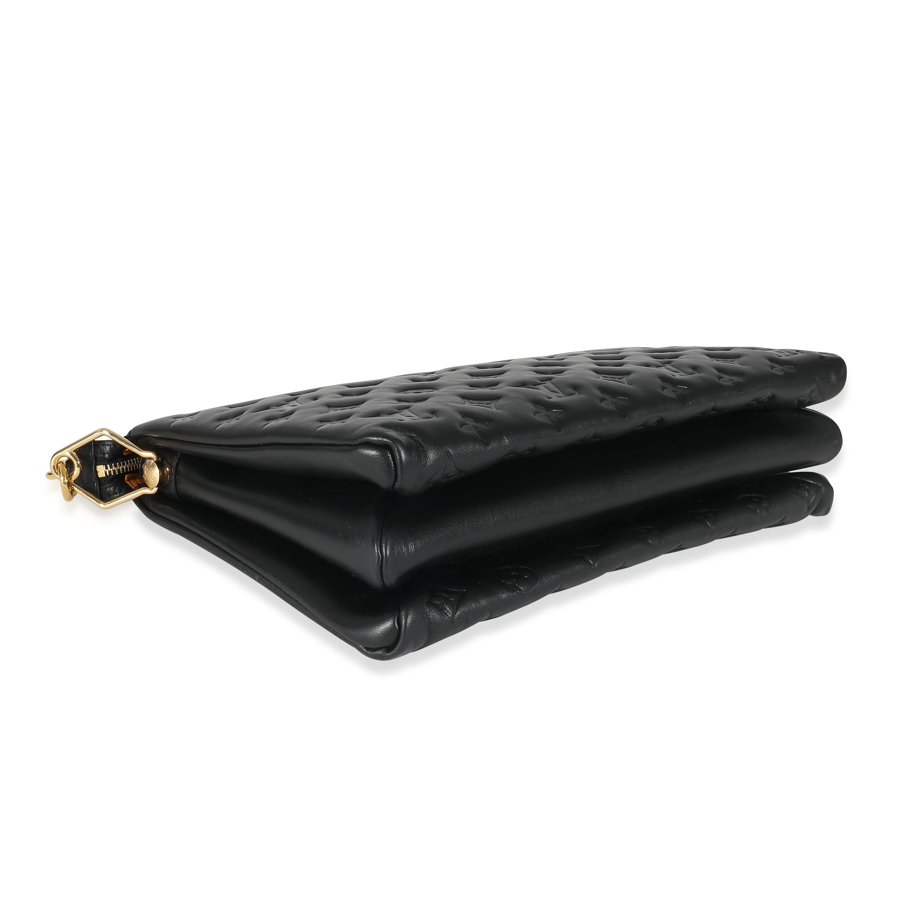 Black Monogram Puffy Lambskin Coussin MM - Image 6