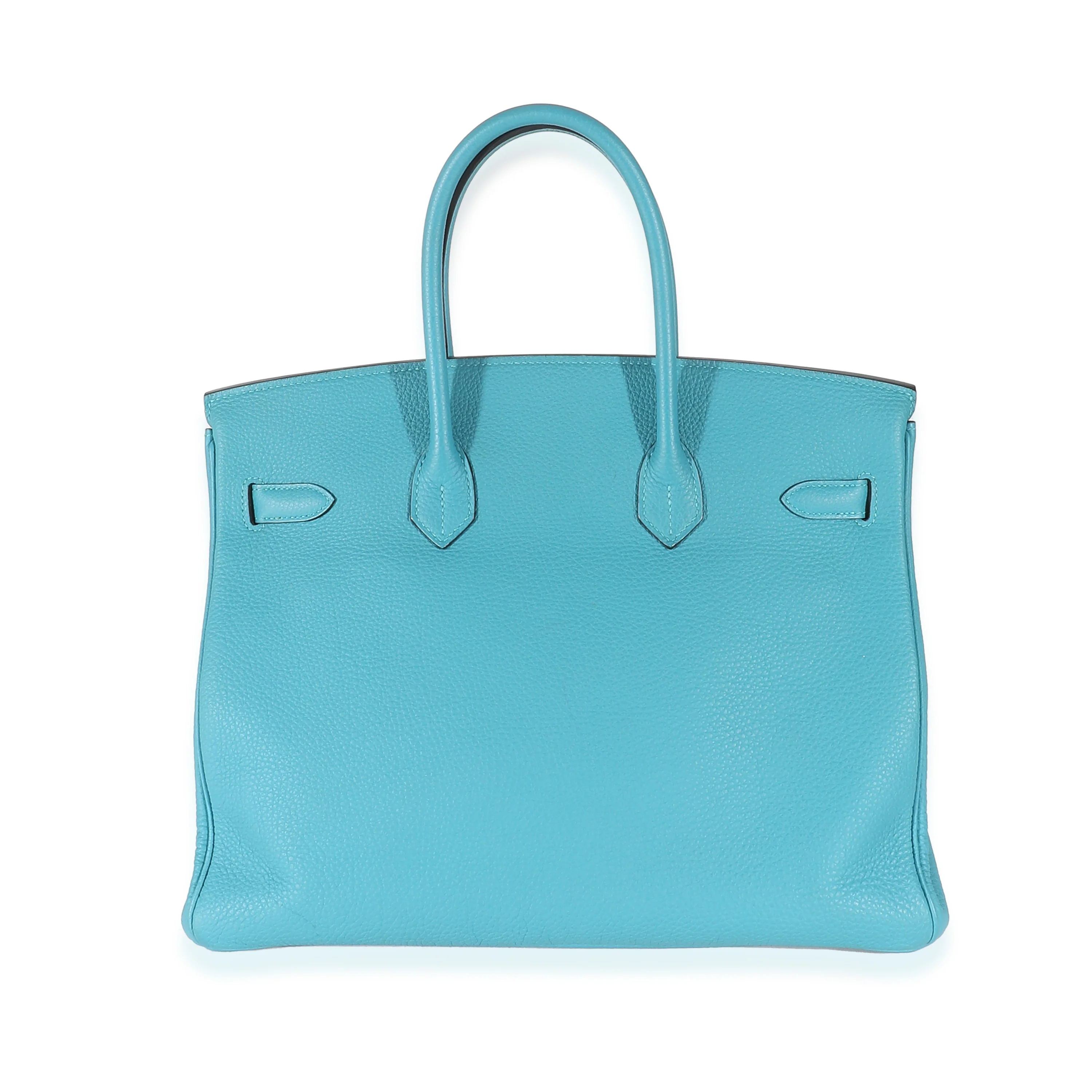 Turquoise Blue Togo Birkin 35 GHW - Image 4