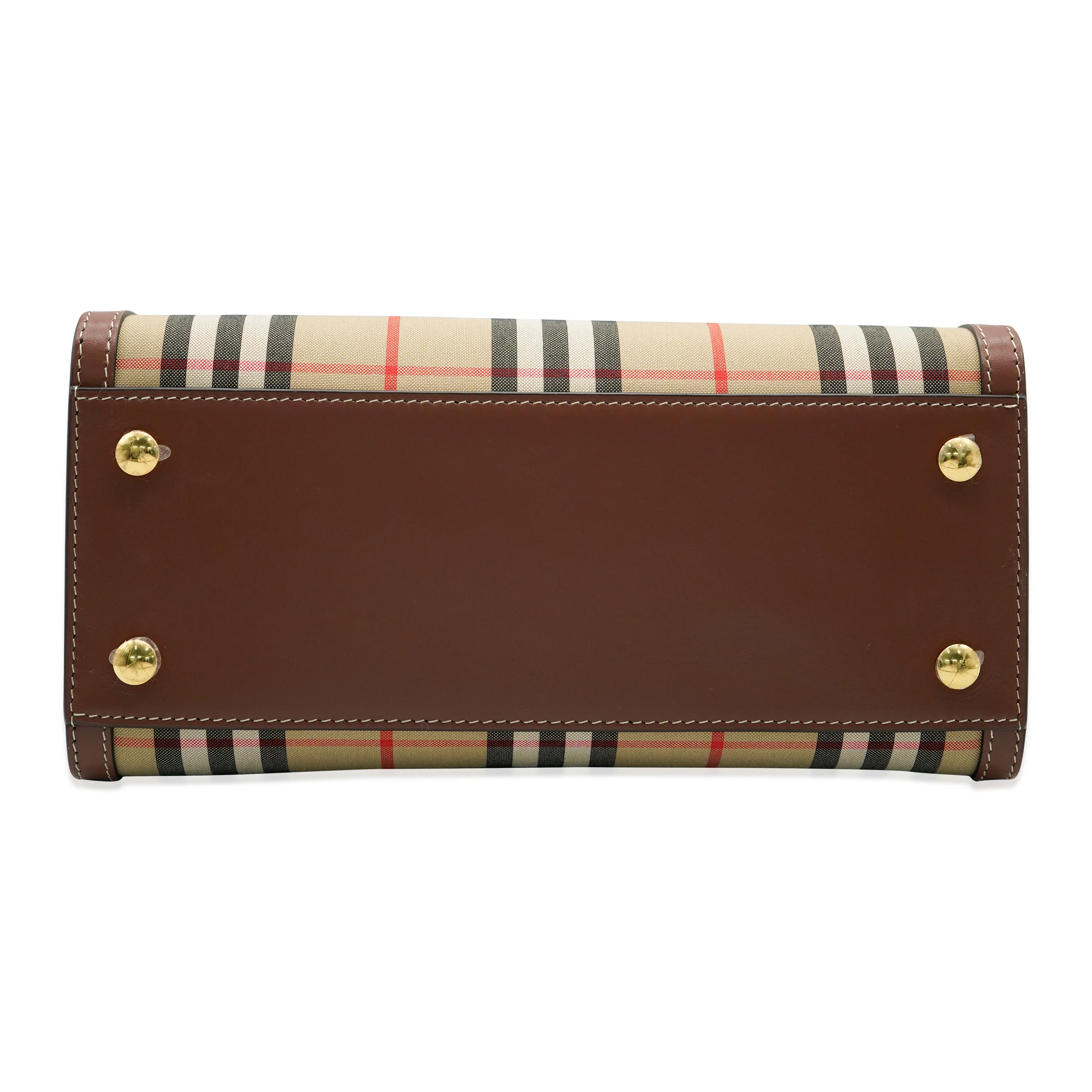 Burberry Vintage Check Mini Two Handle Title Bag - Image 7