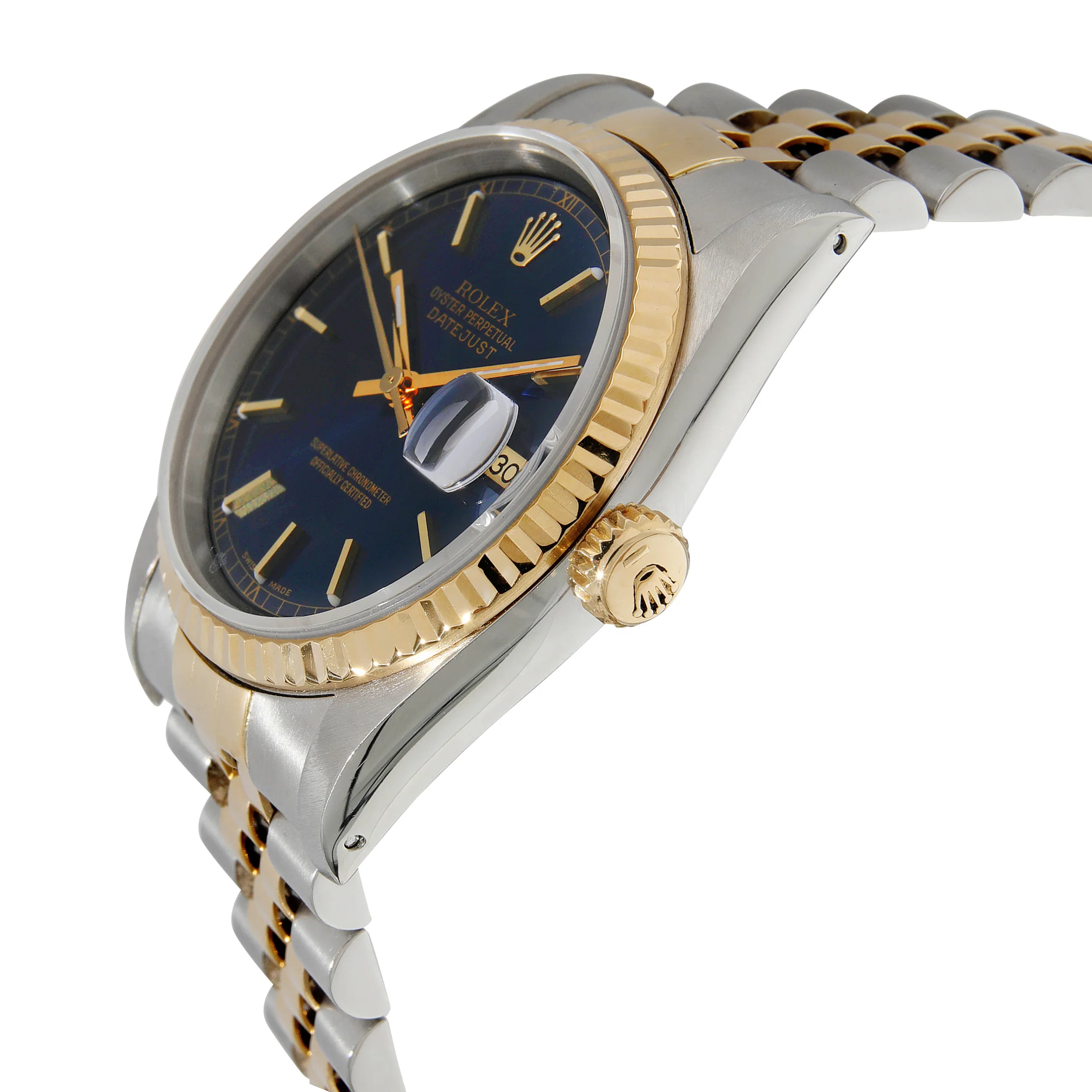 Rolex Datejust 16233 Mens Watch in 18kt Stainless Steel/Yellow Gold - Image 3